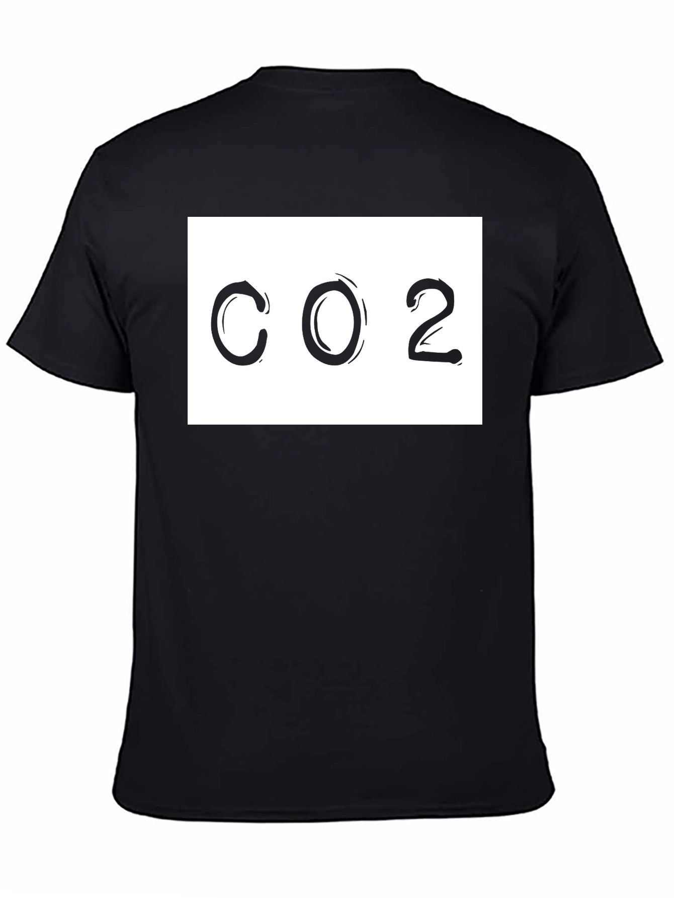 CO2 Graphic Tee - Black Cotton T-Shirt