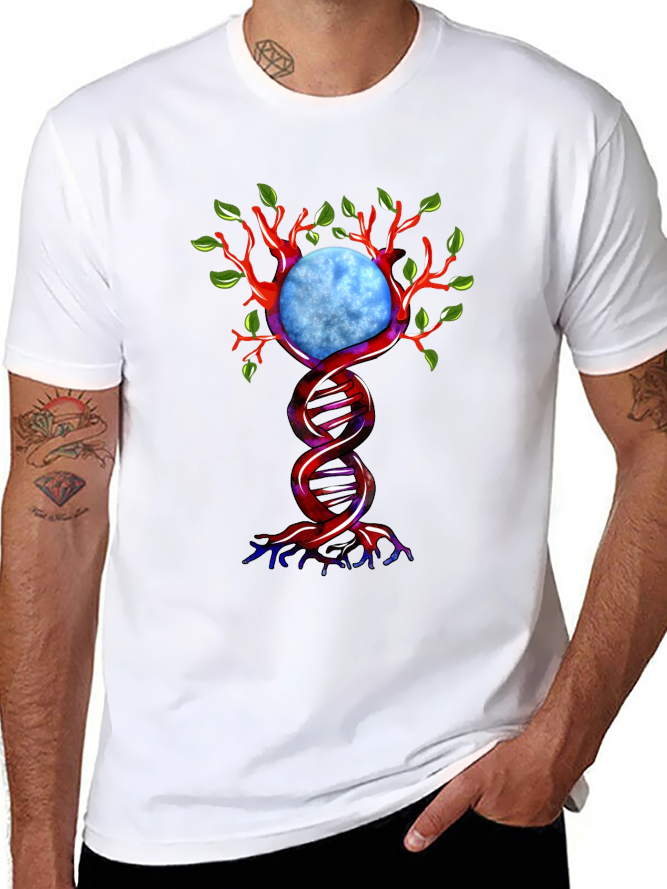 DNA Tree of Life Graphic Tee - Unisex