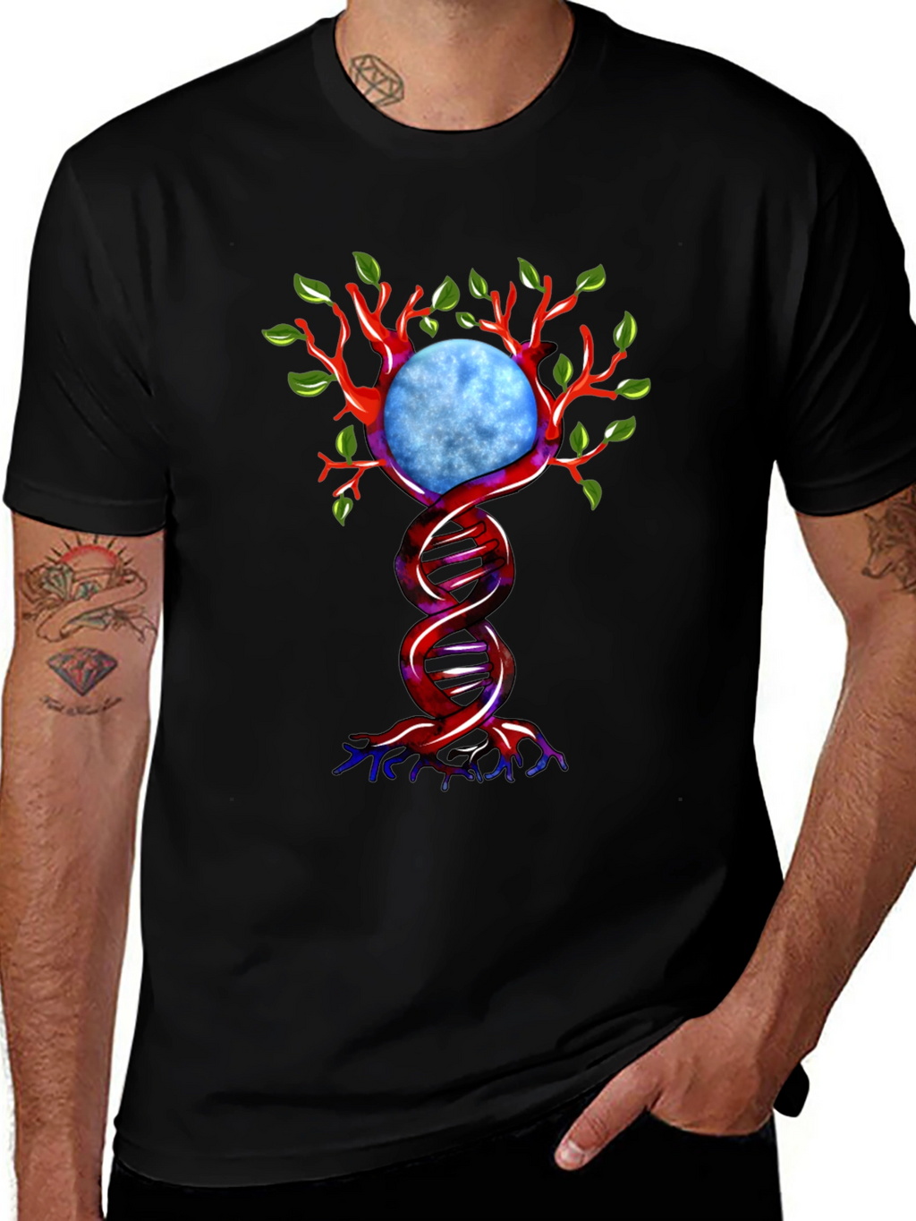 DNA Tree of Life Graphic Tee - Unisex