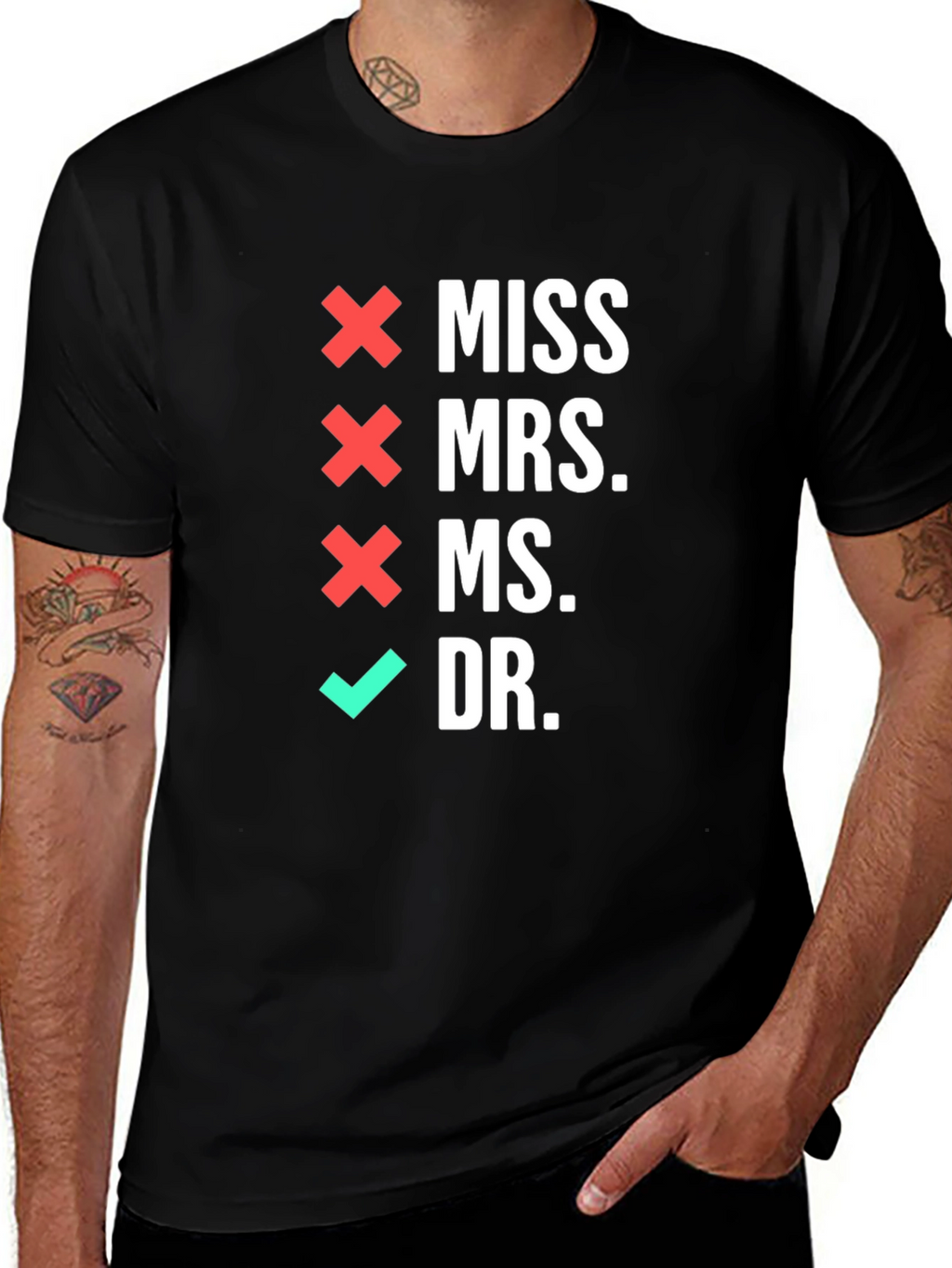 Doctor Title T-Shirt - Novelty Graduate Gift