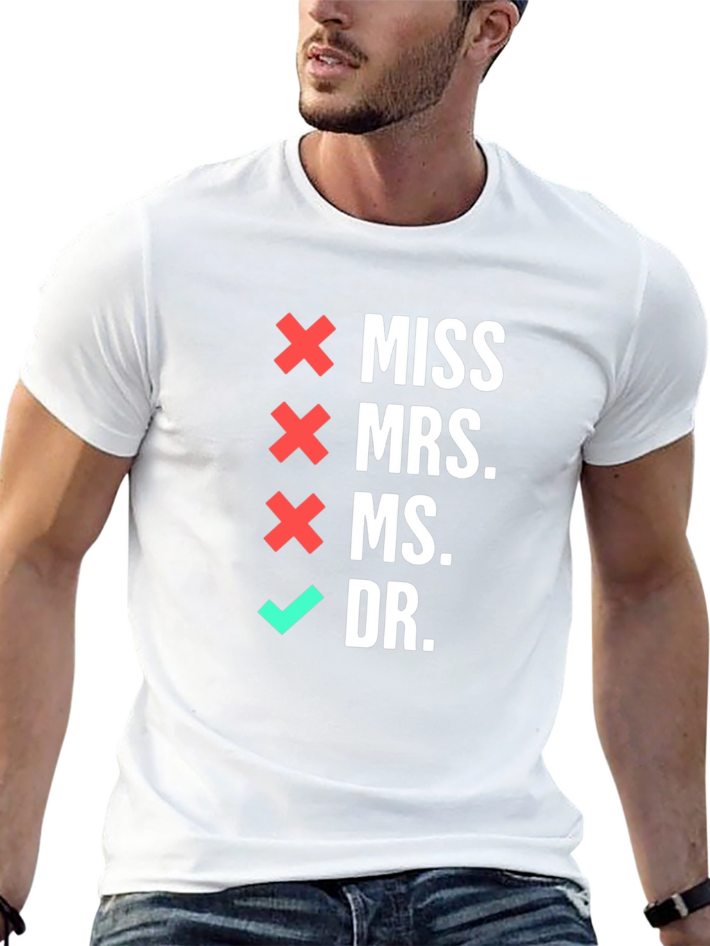 Doctor Title T-Shirt - Novelty Graduate Gift