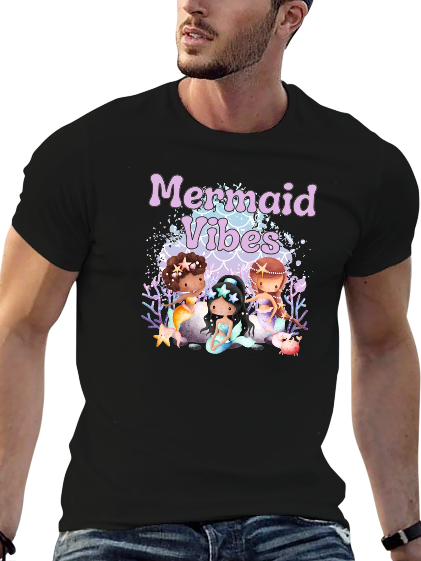 Mermaid Vibes Graphic T-Shirt
