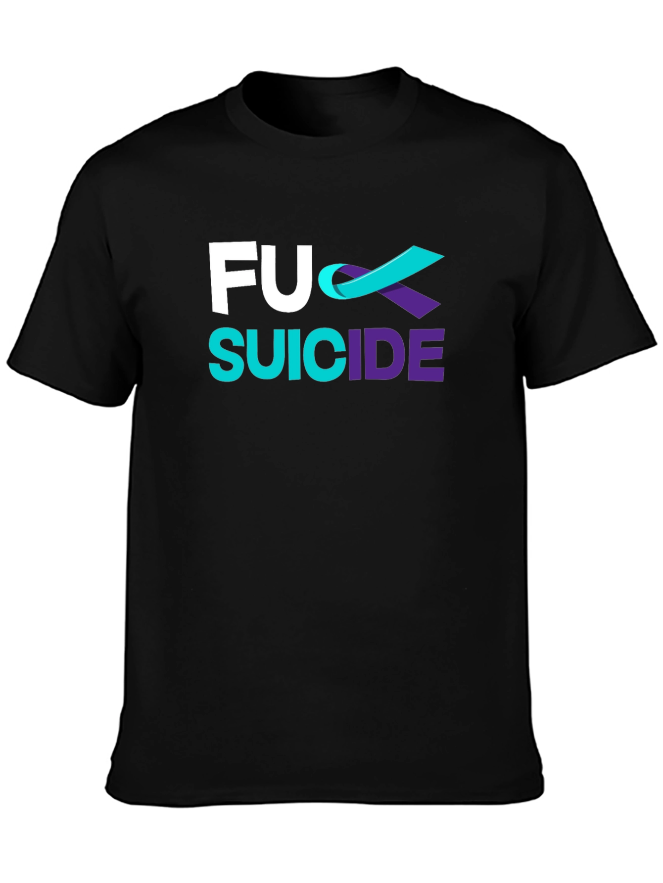 T-Shirt: F Su***de Graphic Print Tee