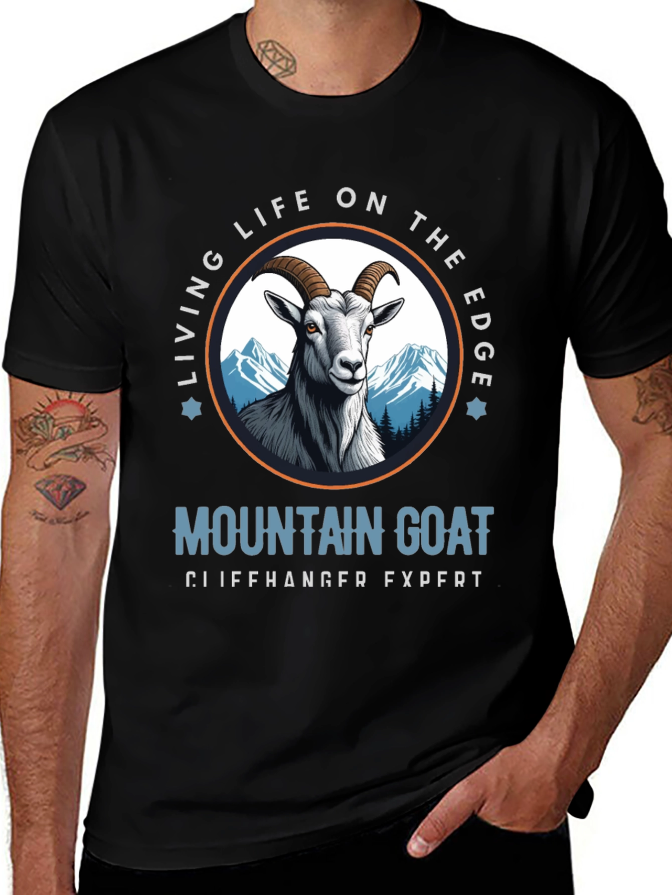 Mountain Goat Cliffhanger Expert T-Shirt