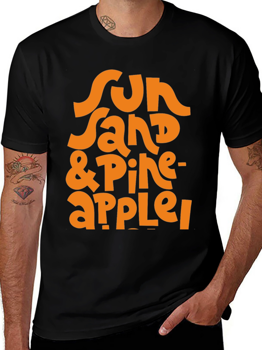 Sun Sand & Pineapple Graphic T-Shirt