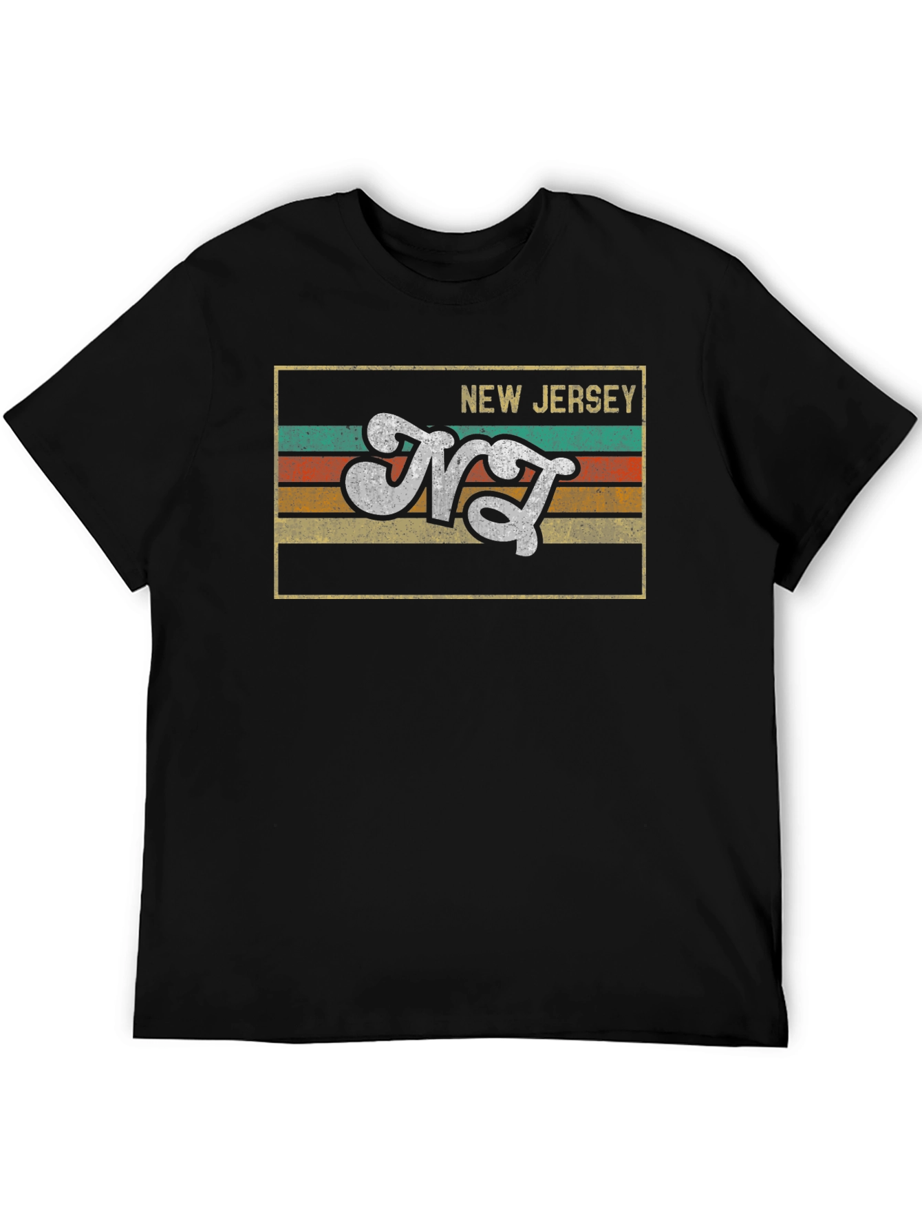 Retro New Jersey Graphic T-Shirt