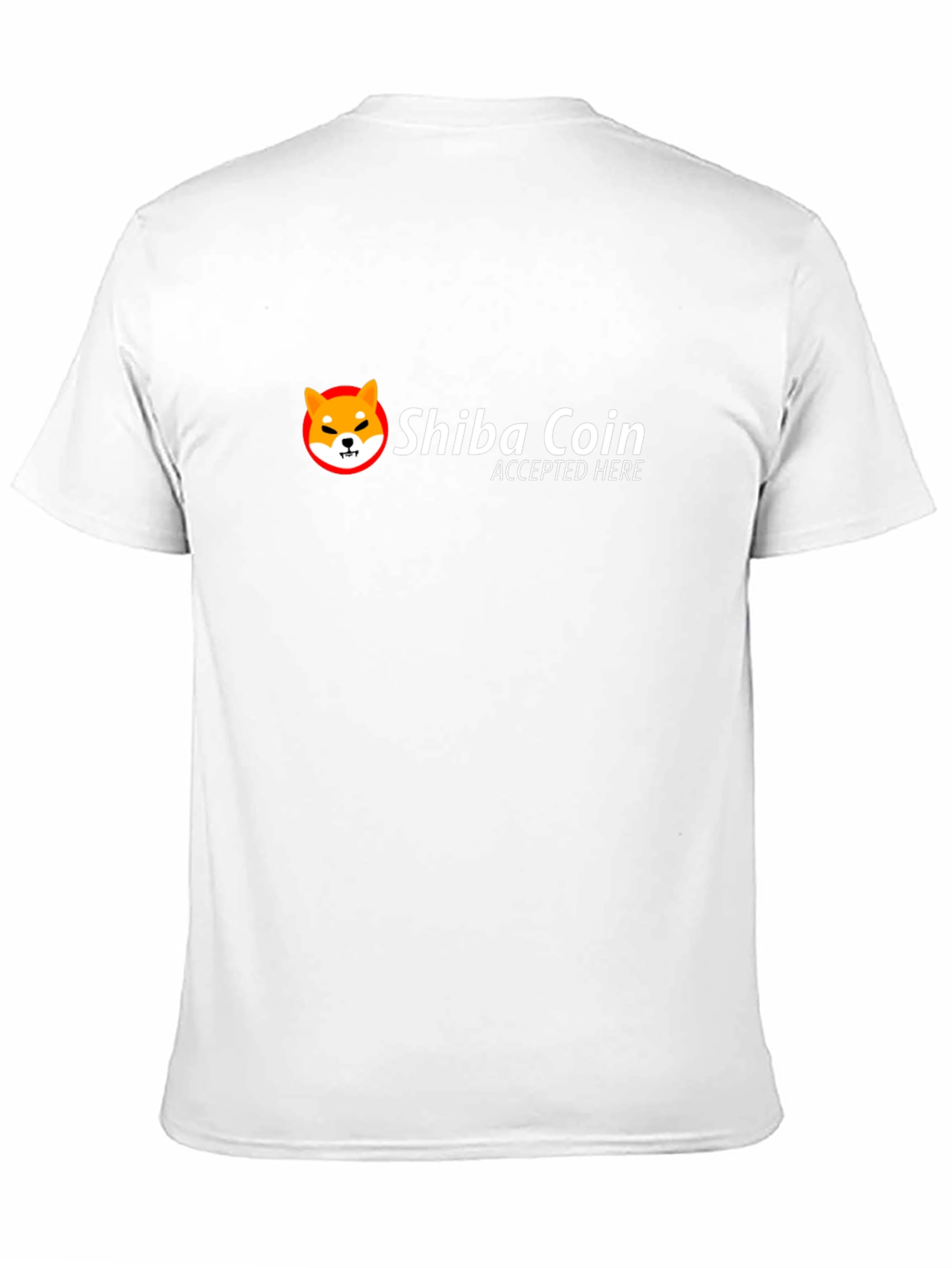 Shiba Coin Accepted Here Black T-Shirt