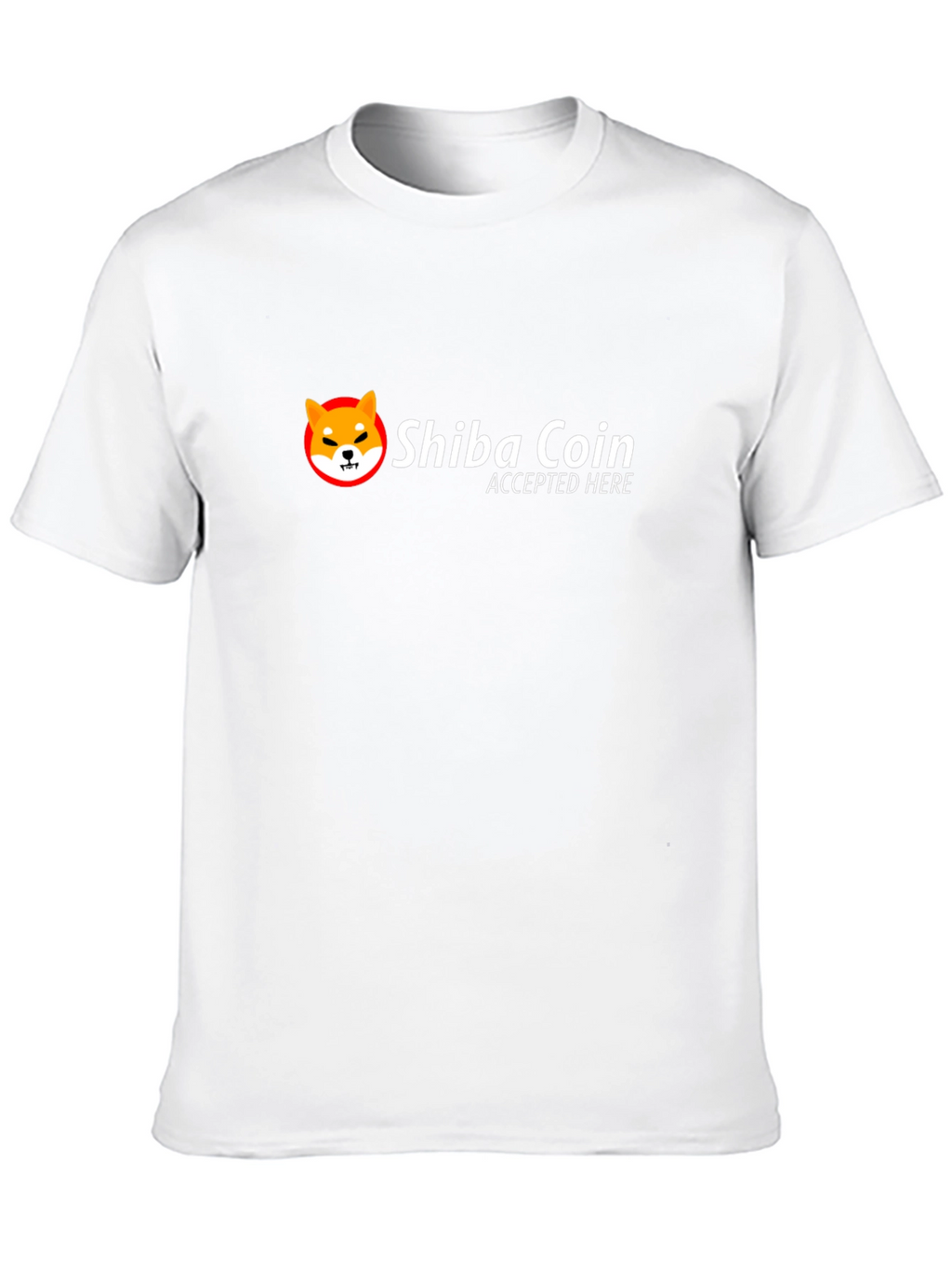 Shiba Coin Accepted Here Black T-Shirt