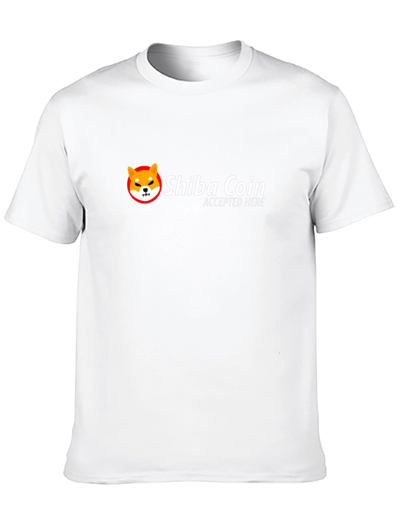Shiba Coin Accepted Here Black T-Shirt