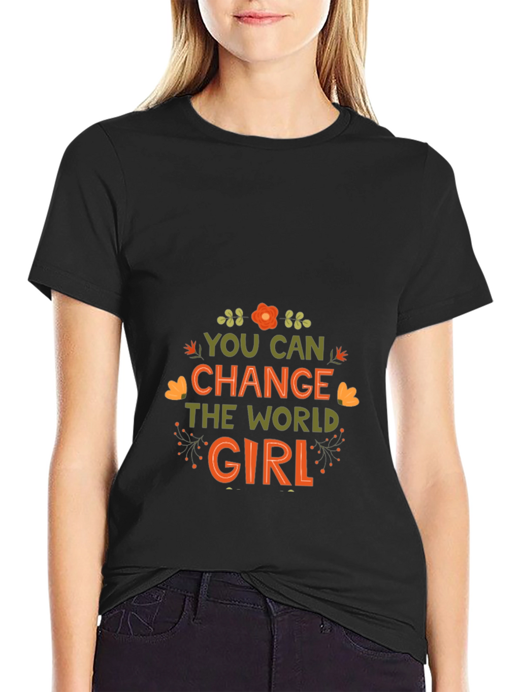 Empowering Girls Tee: Change the World