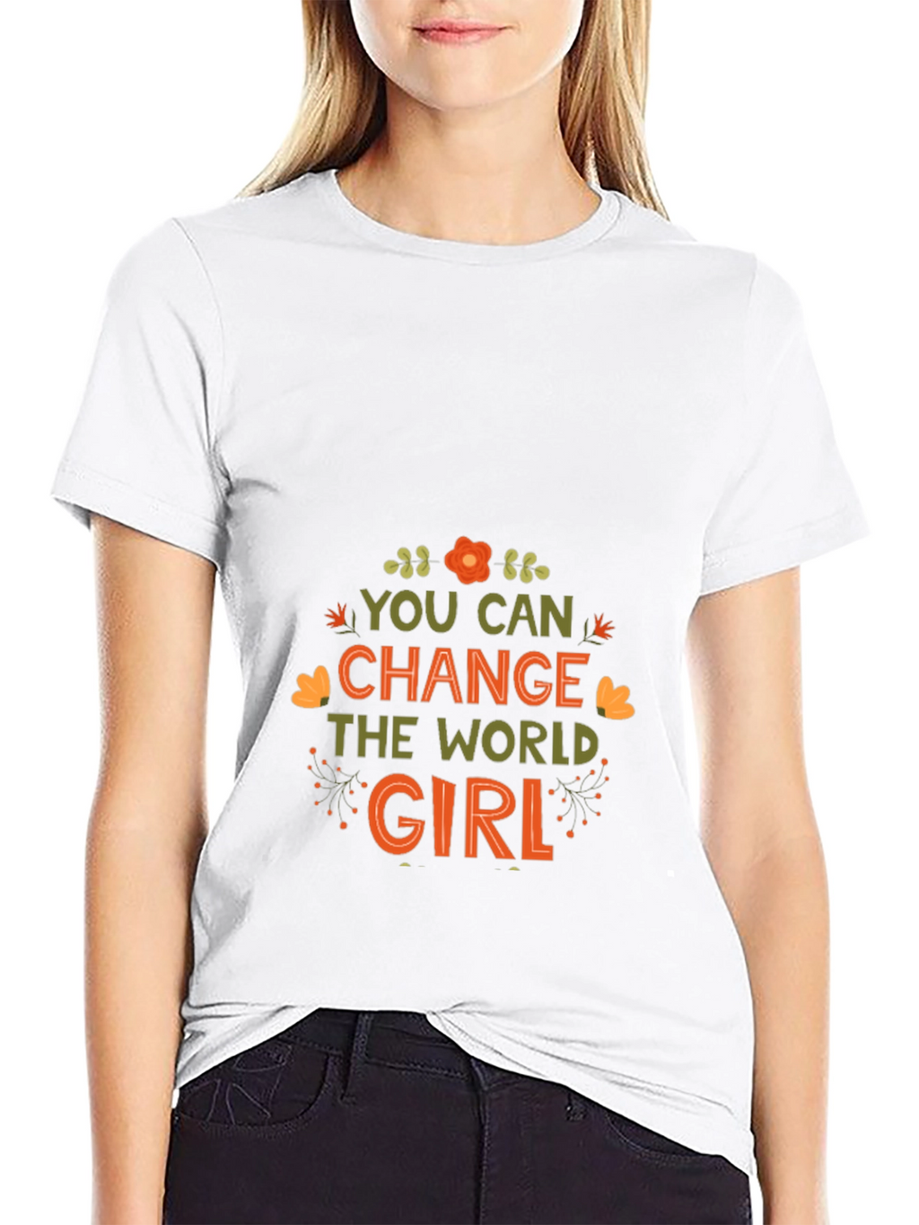 Empowering Girls Tee: Change the World