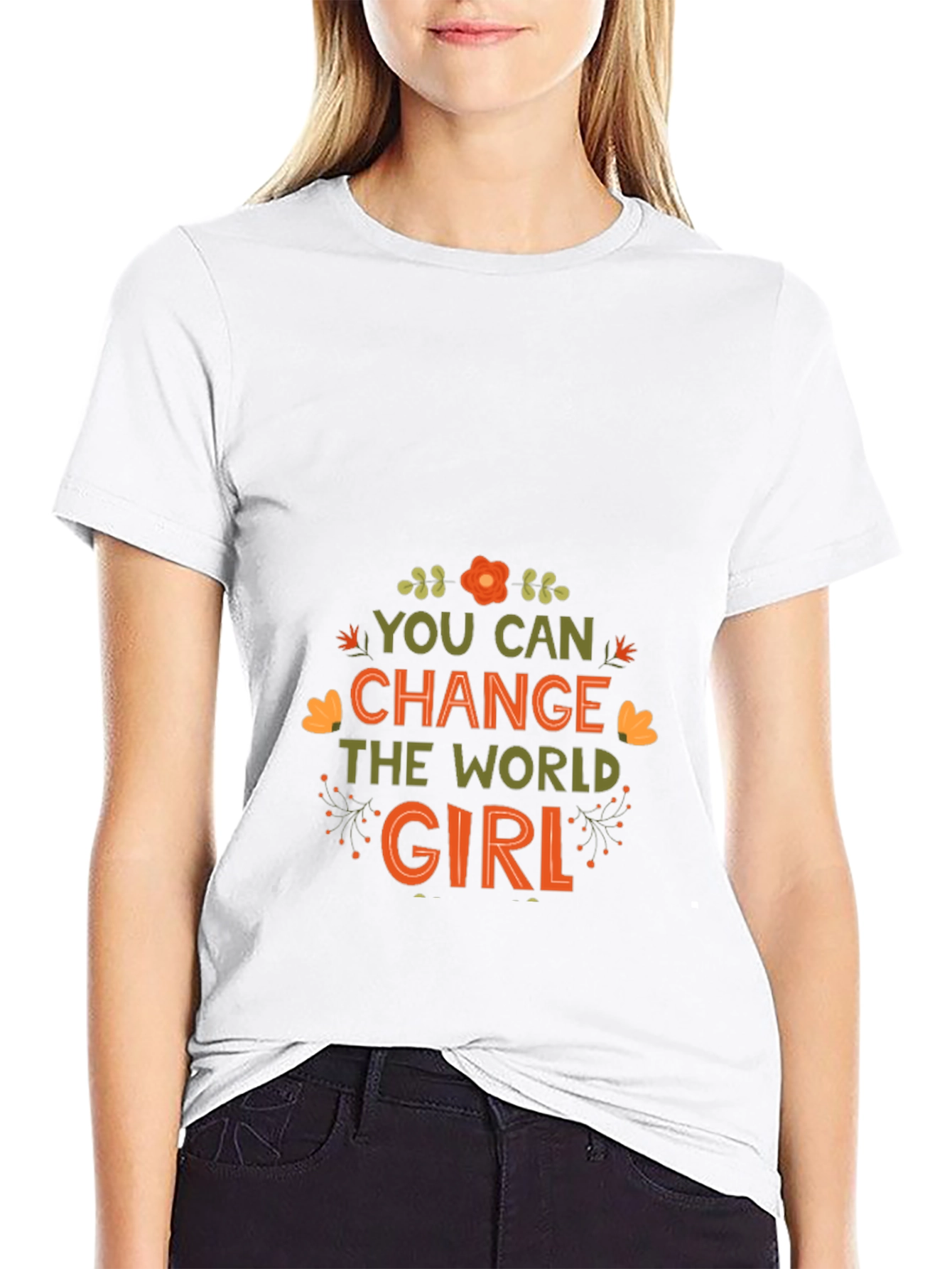 Empowering Girls Tee: Change the World