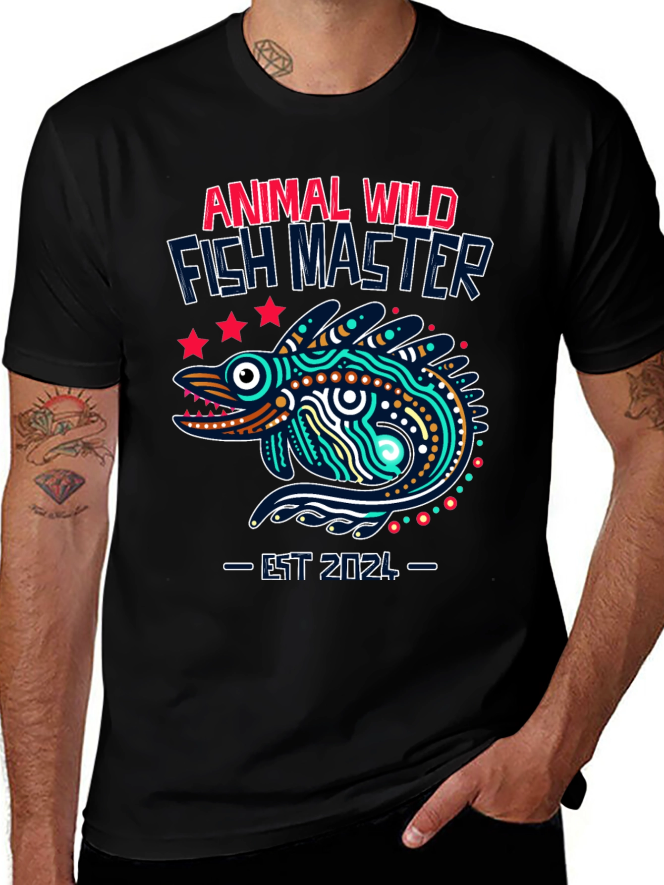 Animal Wild Fish Master T-Shirt