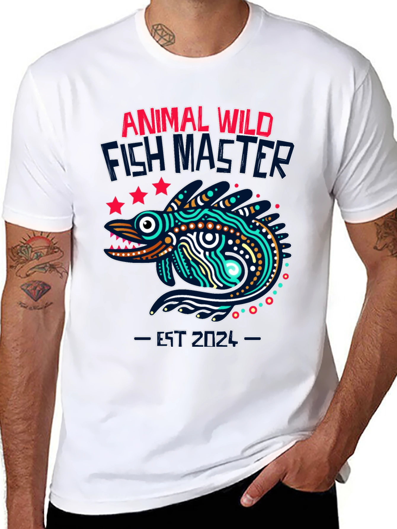 Animal Wild Fish Master T-Shirt