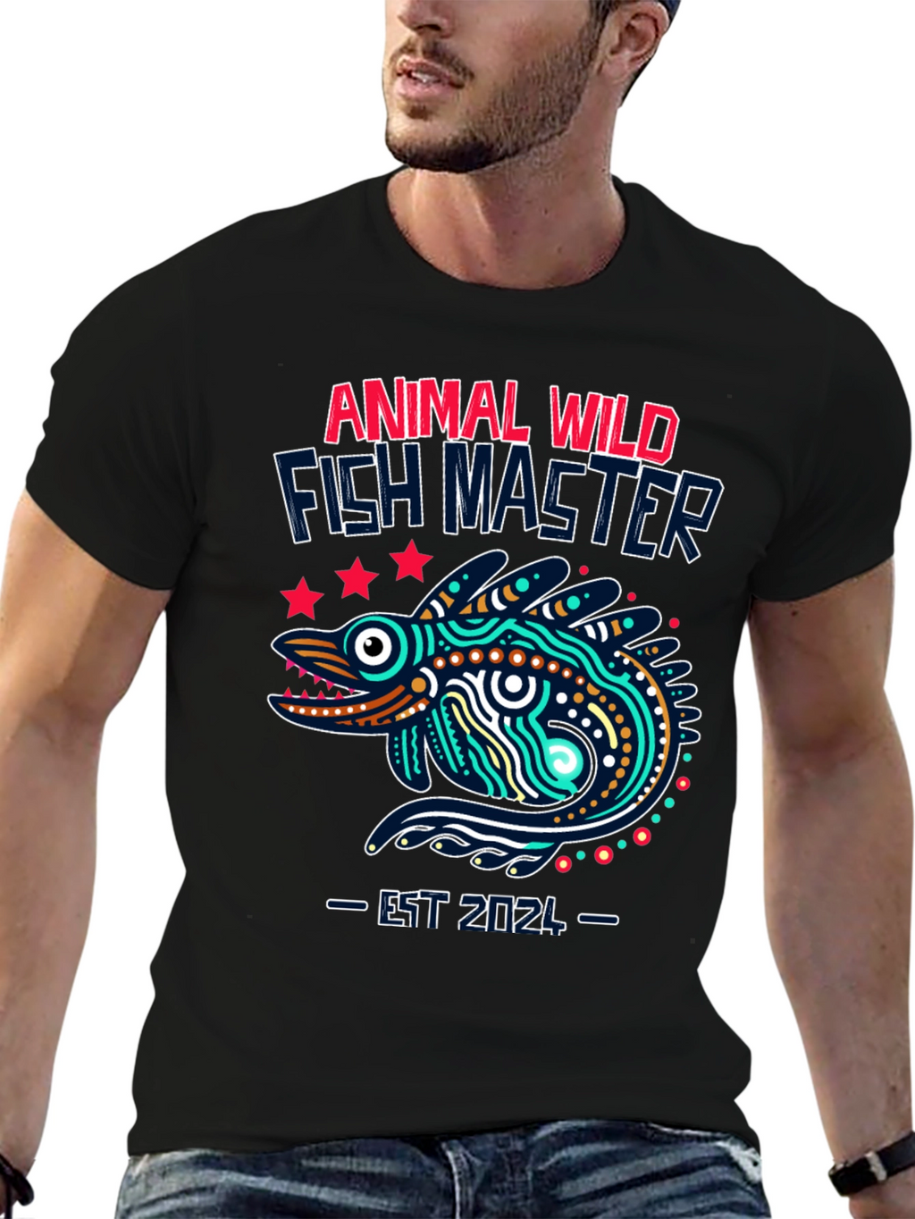 Animal Wild Fish Master T-Shirt