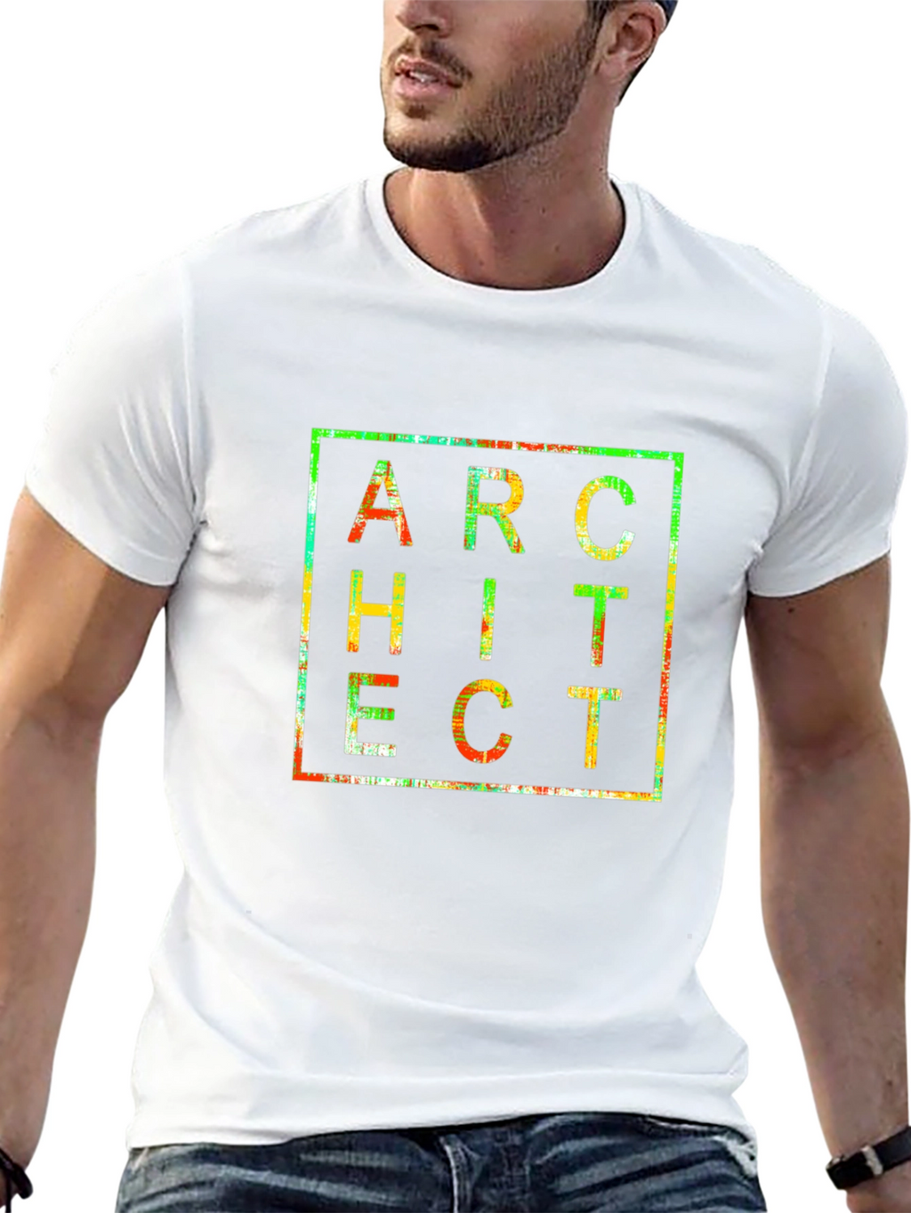 Architect Graphic Tee - Modern Design Soft Cotton