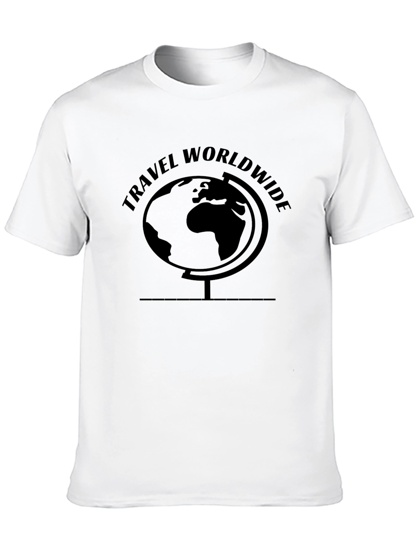 Travel Worldwide Globe Graphic T-Shirt