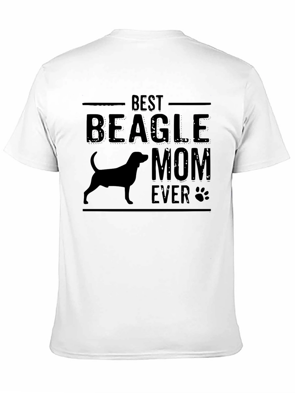 Best Beagle Mom Ever Black T-Shirt