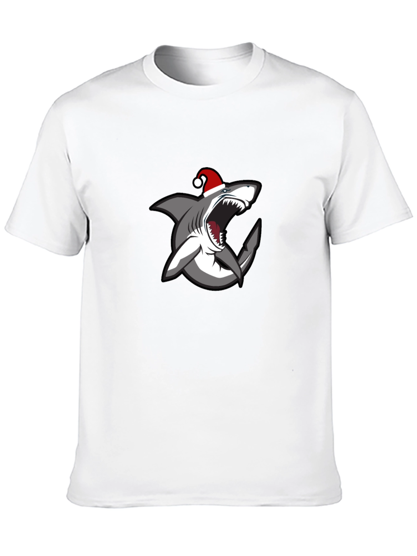 Shark Christmas T-Shirt - Holiday Tee