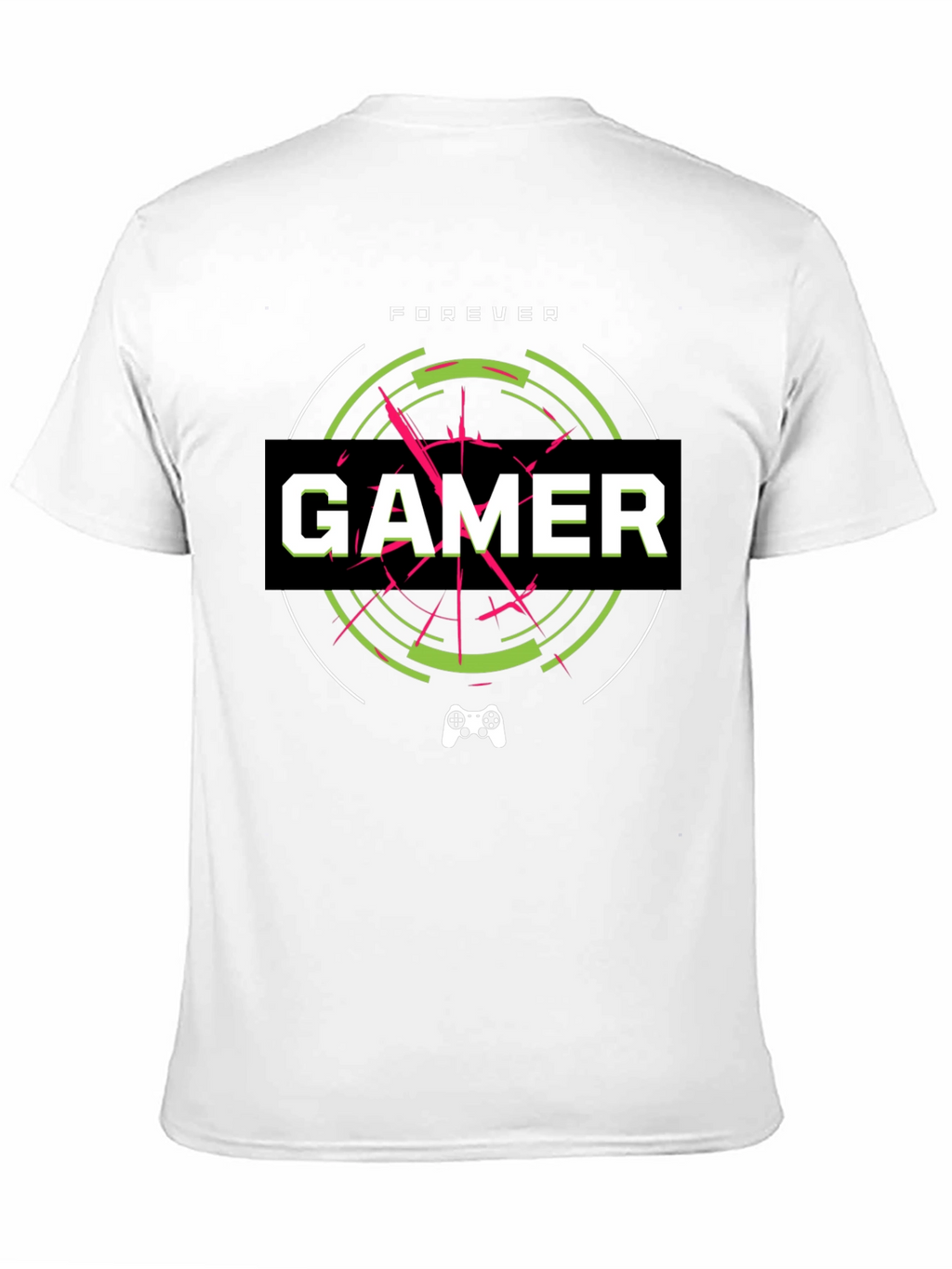 Forever Gamer Black Graphic Tee
