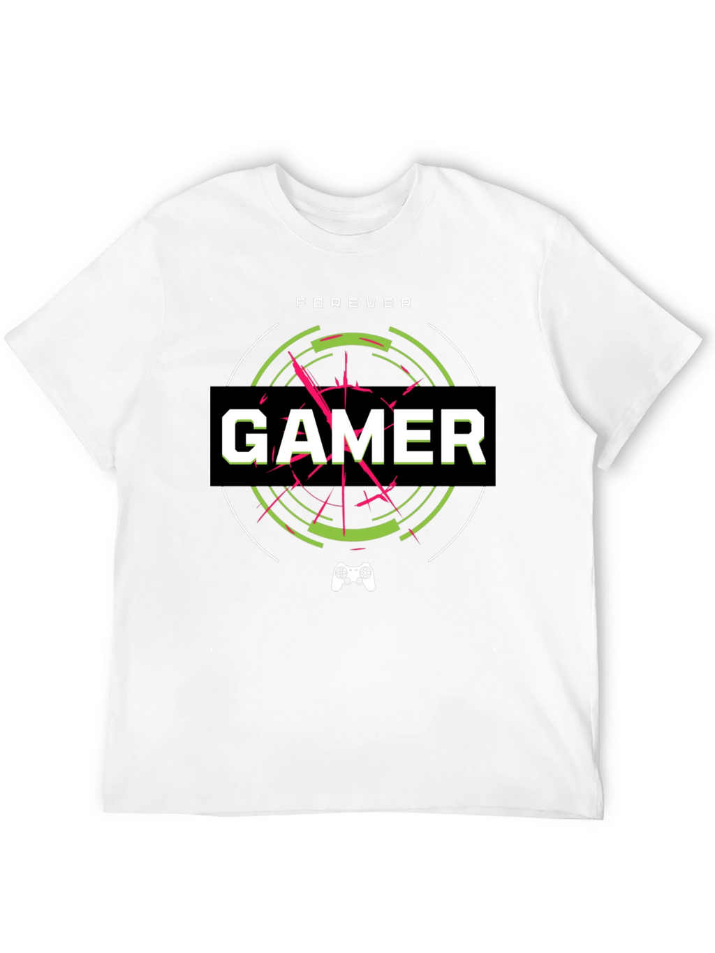 Forever Gamer Black Graphic Tee