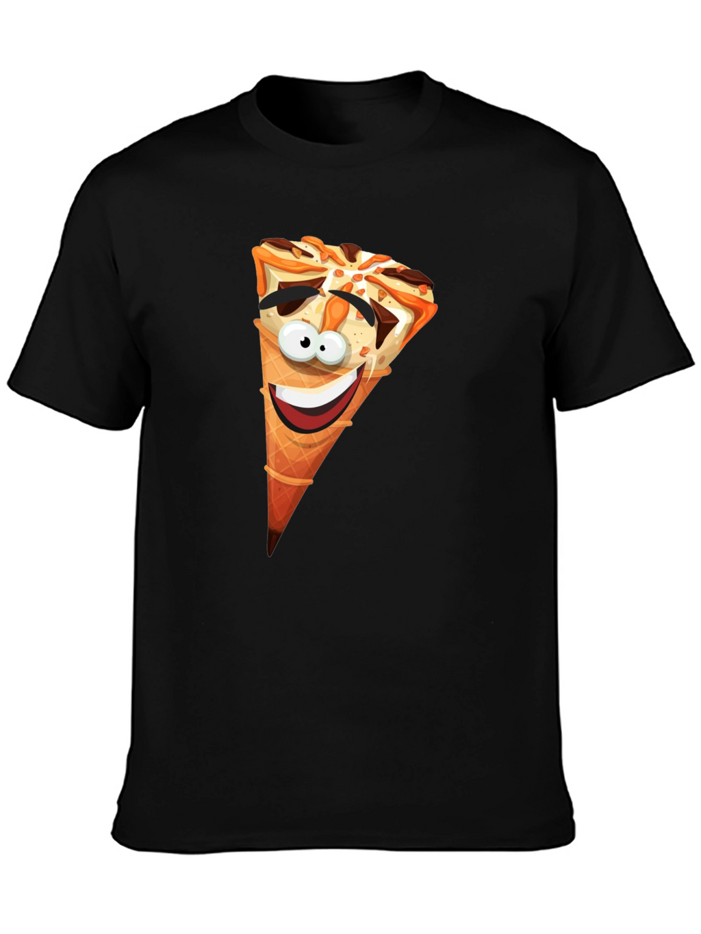 Funny Ice Cream Cone Graphic T-Shirt