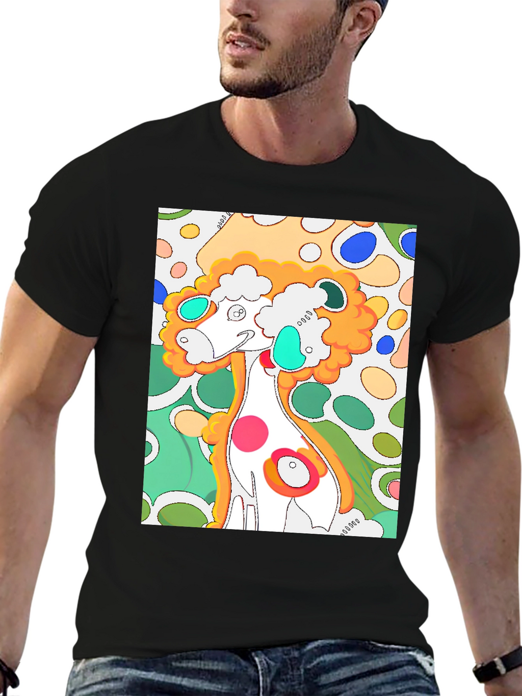 Funky Art Graphic T-Shirt - Quirky Design