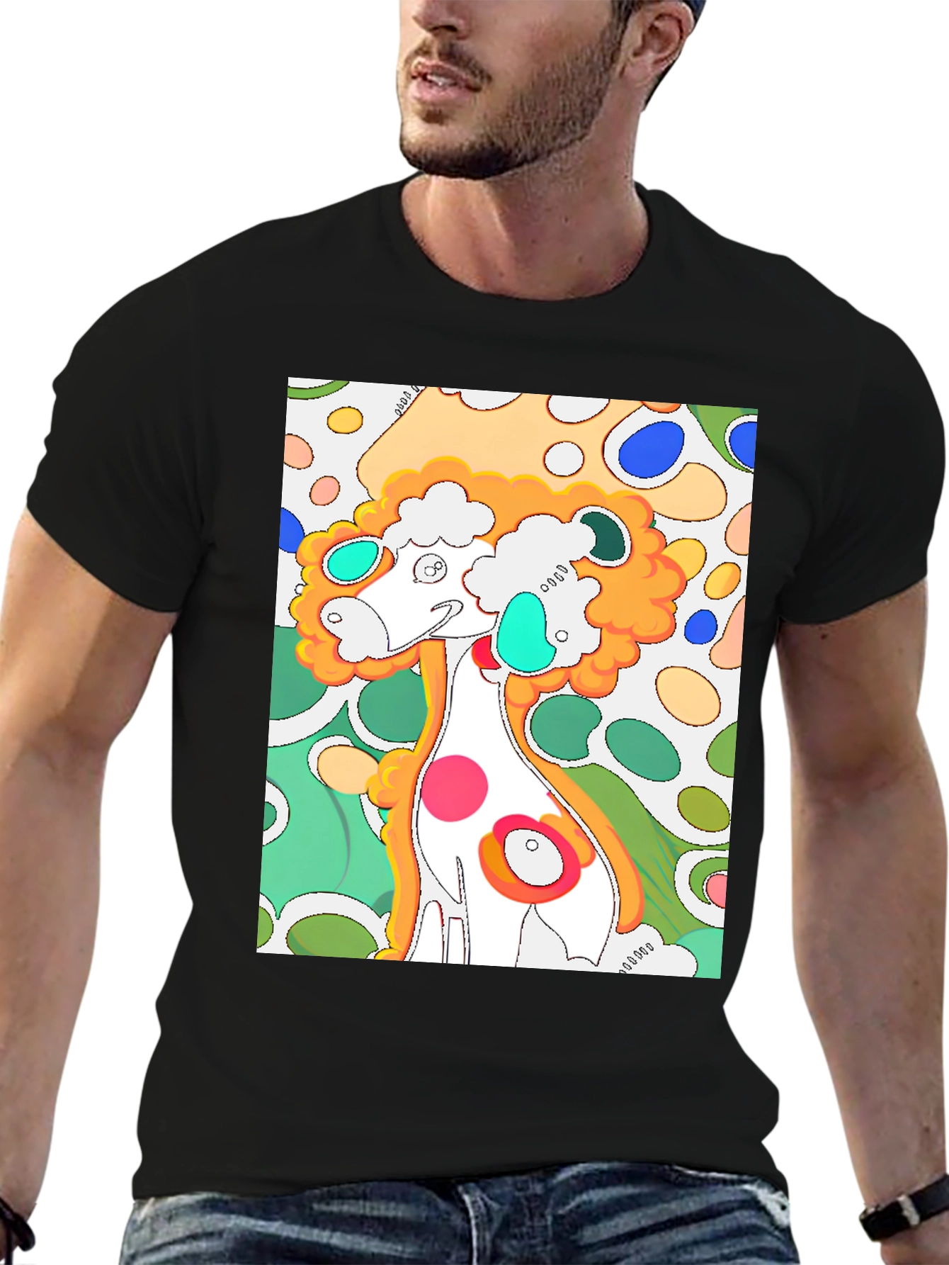 Funky Art Graphic T-Shirt - Quirky Design