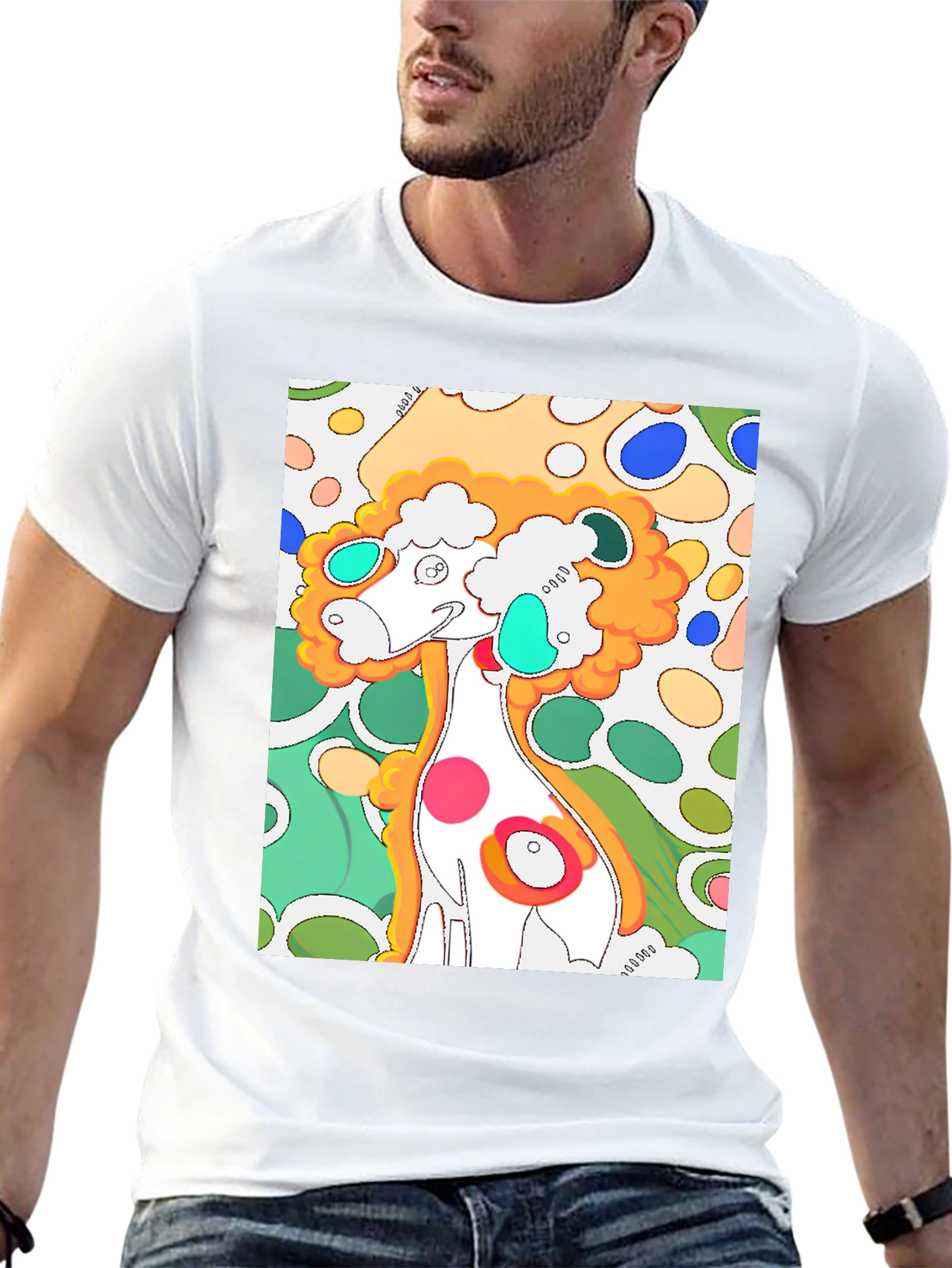 Funky Art Graphic T-Shirt - Quirky Design