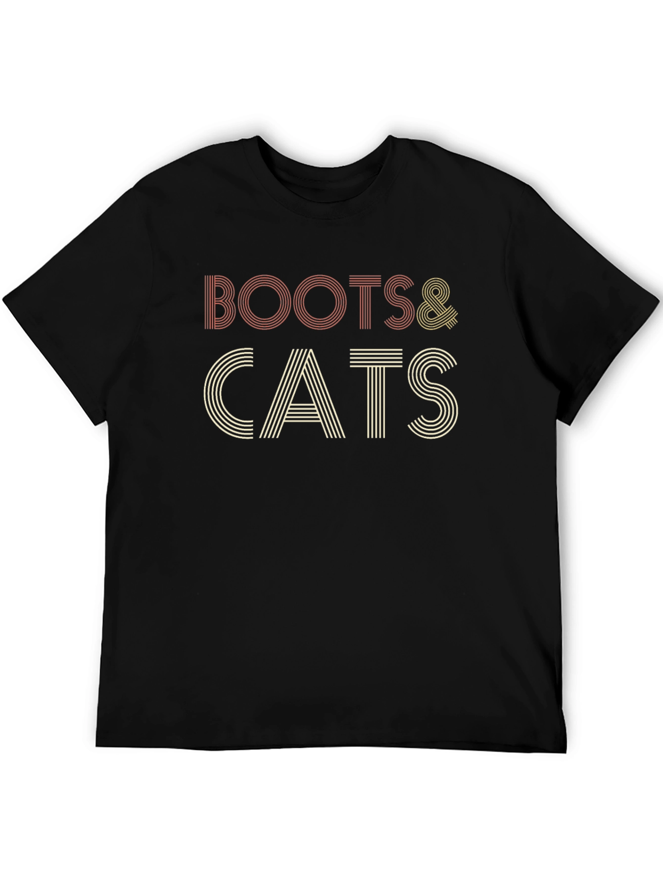 Retro Boots & Cats Graphic Tee