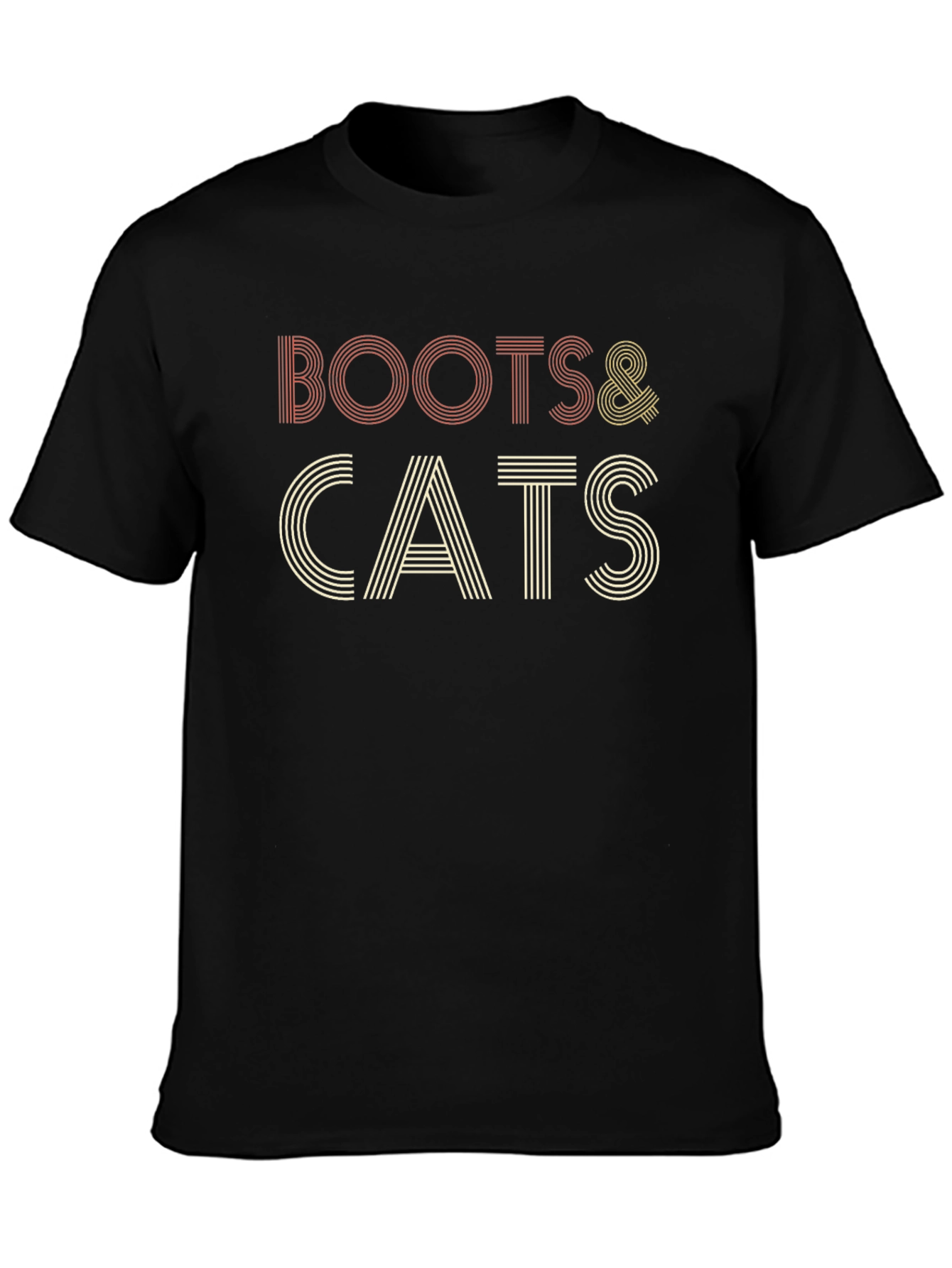 Retro Boots & Cats Graphic Tee