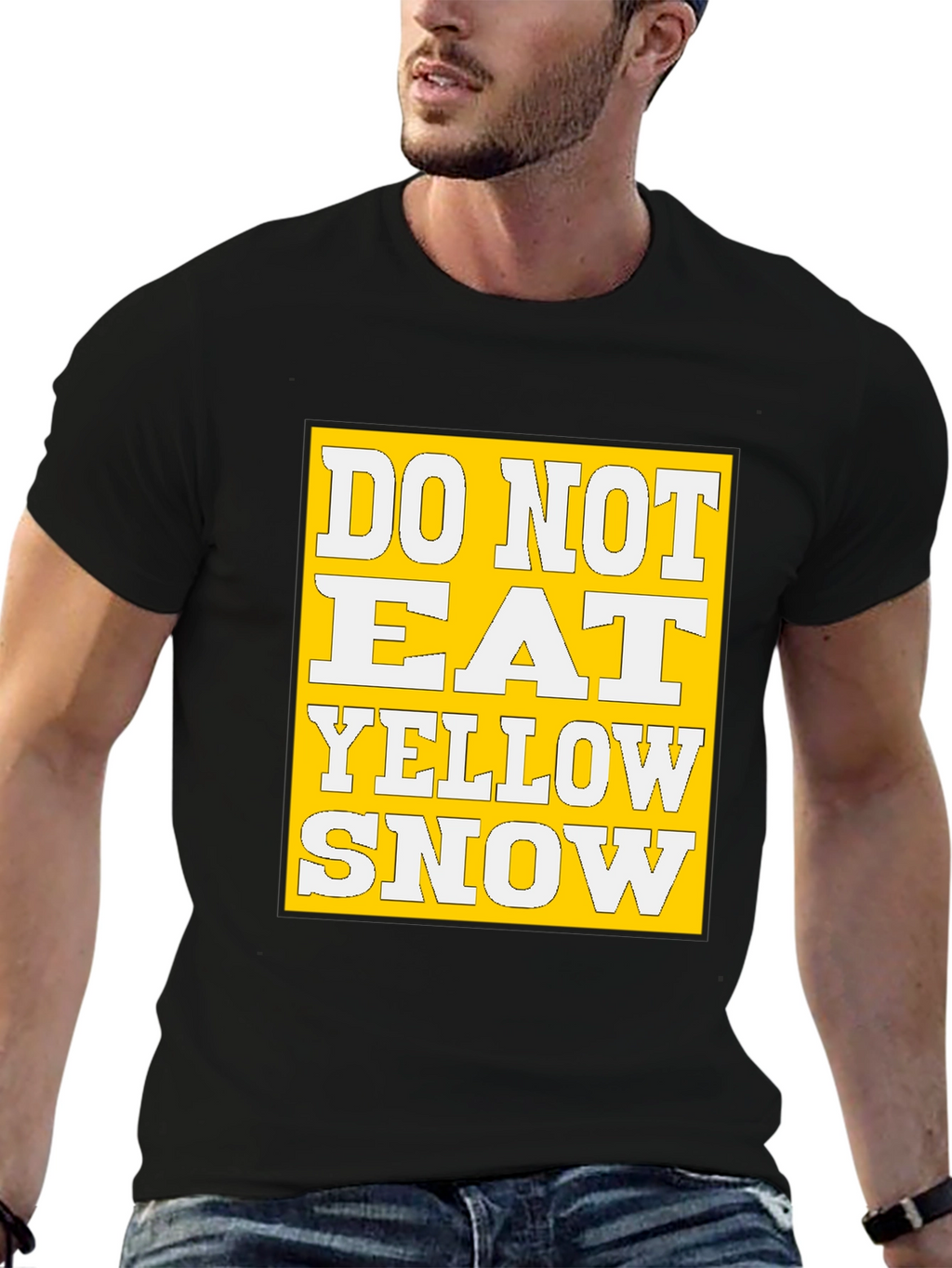 Do Not Eat Yellow Snow Graphic Tee