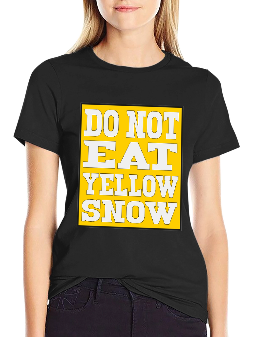 Do Not Eat Yellow Snow Graphic Tee