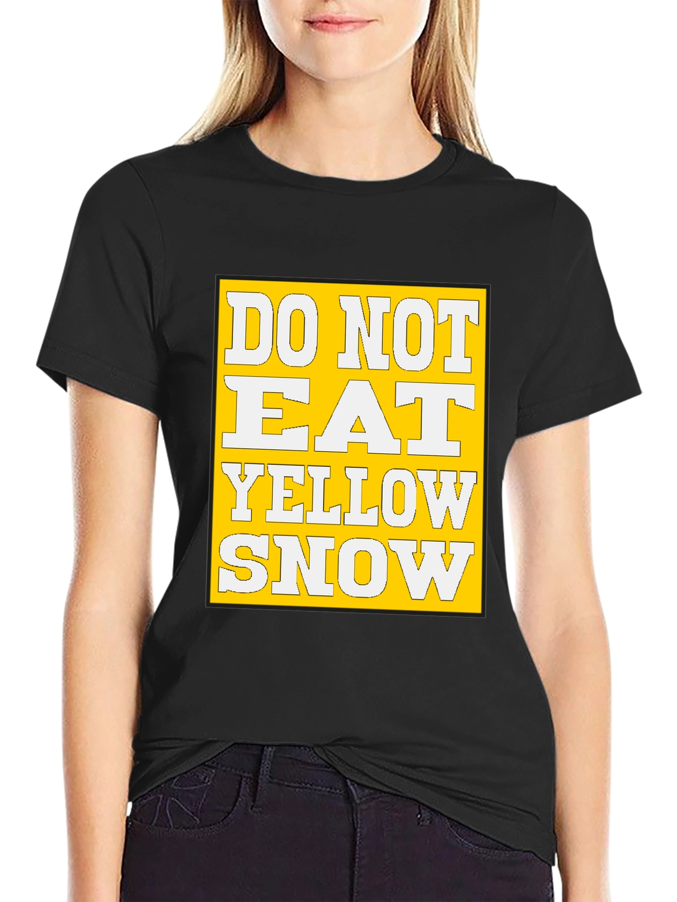 Do Not Eat Yellow Snow Graphic Tee