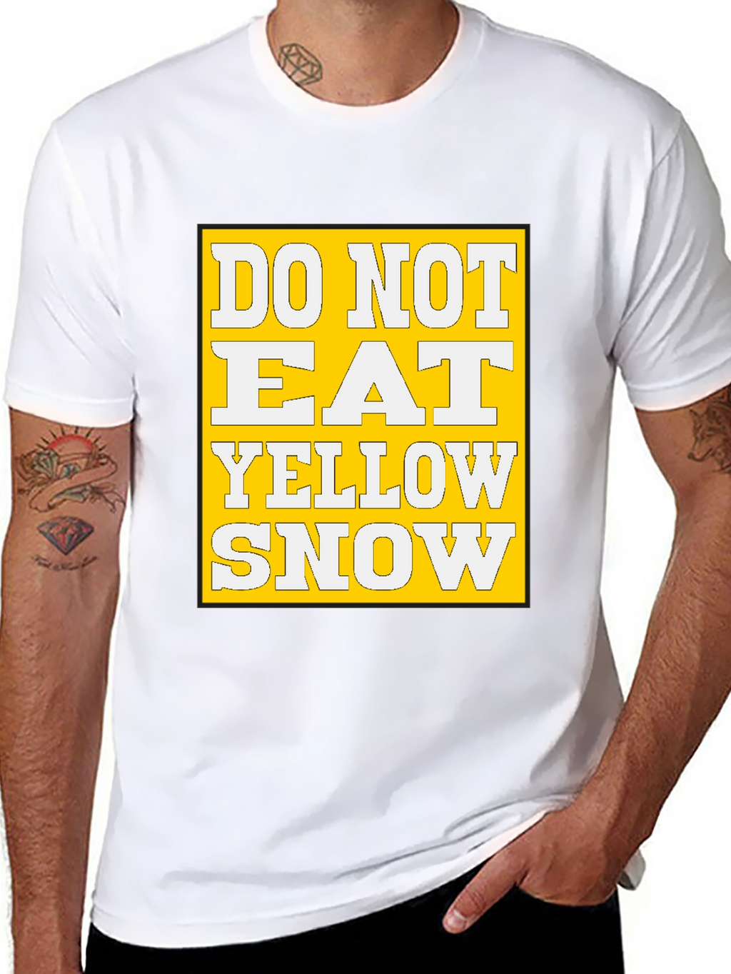 Do Not Eat Yellow Snow Graphic Tee