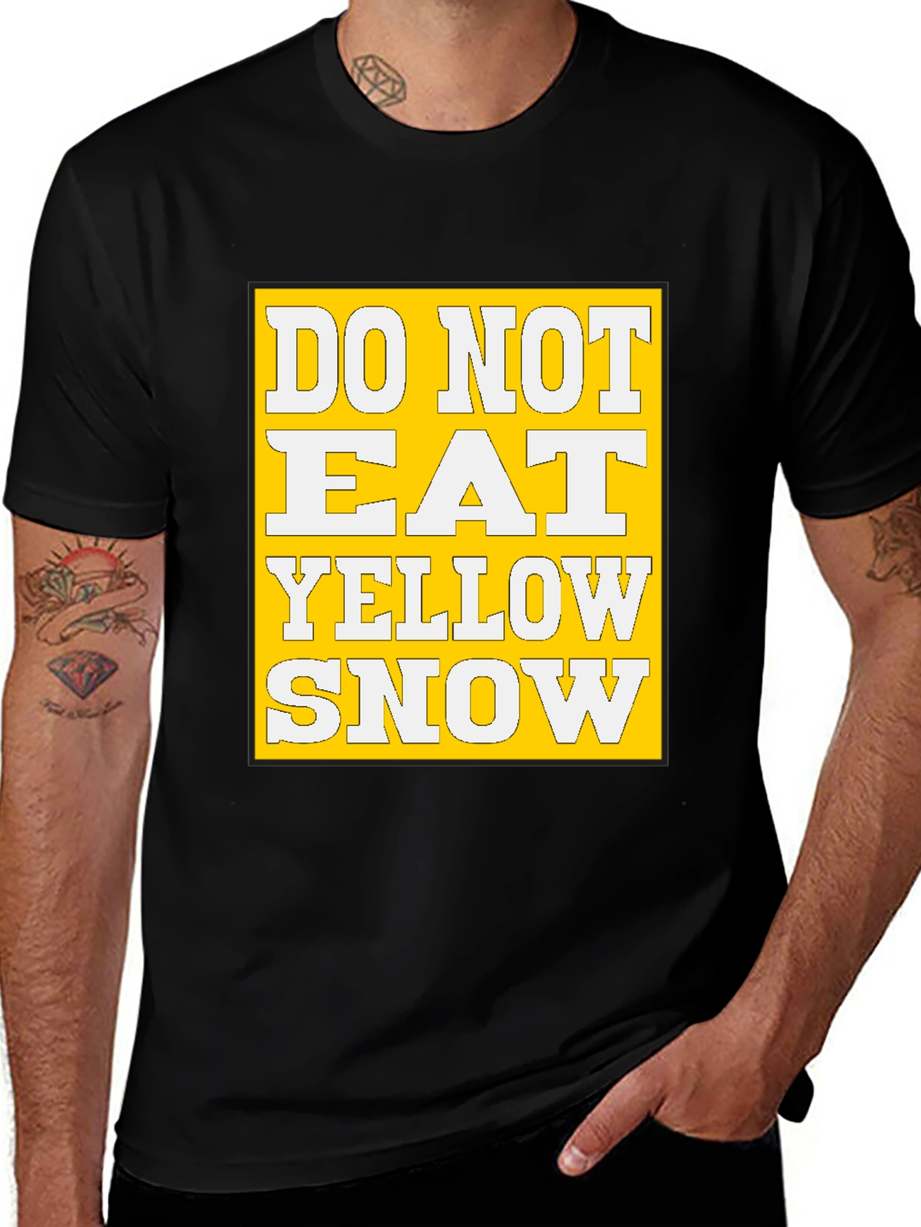 Do Not Eat Yellow Snow Graphic Tee