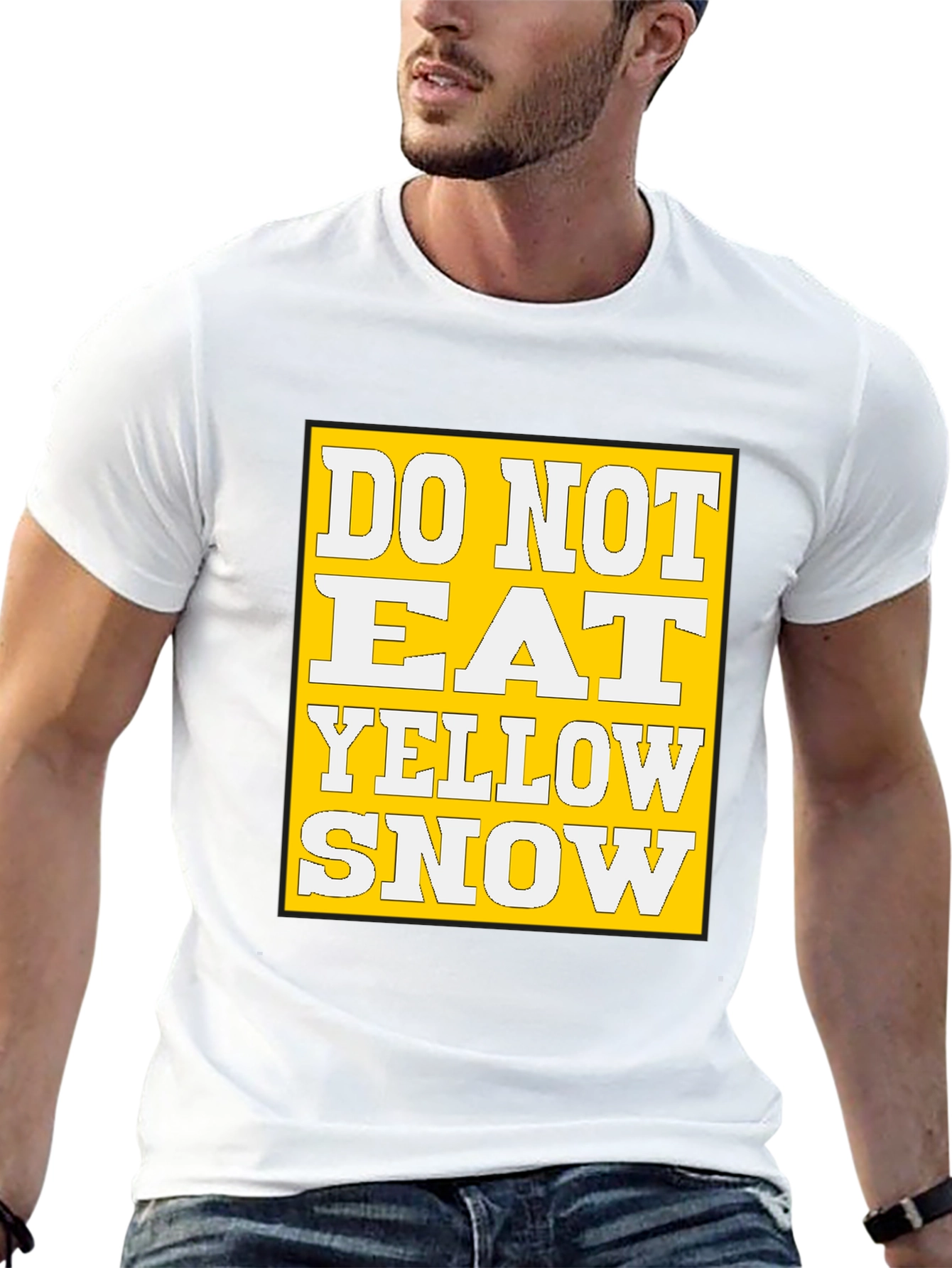 Do Not Eat Yellow Snow Graphic Tee