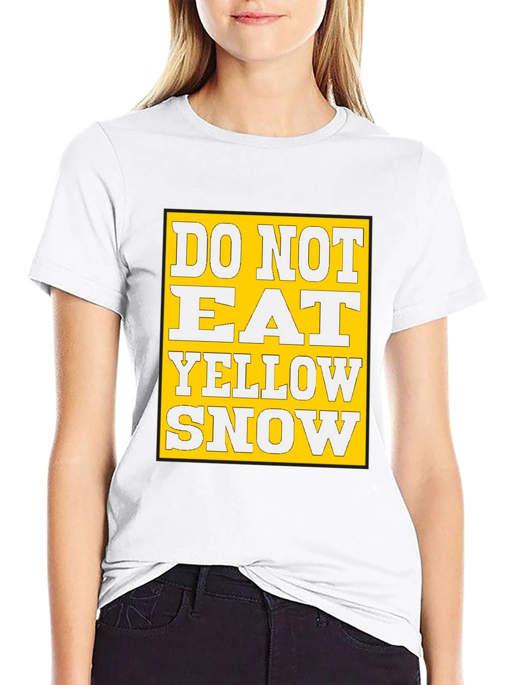 Do Not Eat Yellow Snow Graphic Tee