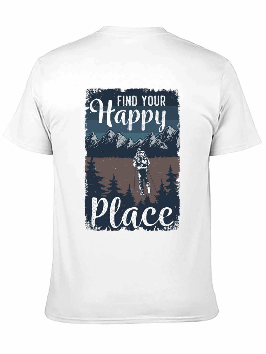 Find Your Happy Place Hiking T-Shirt