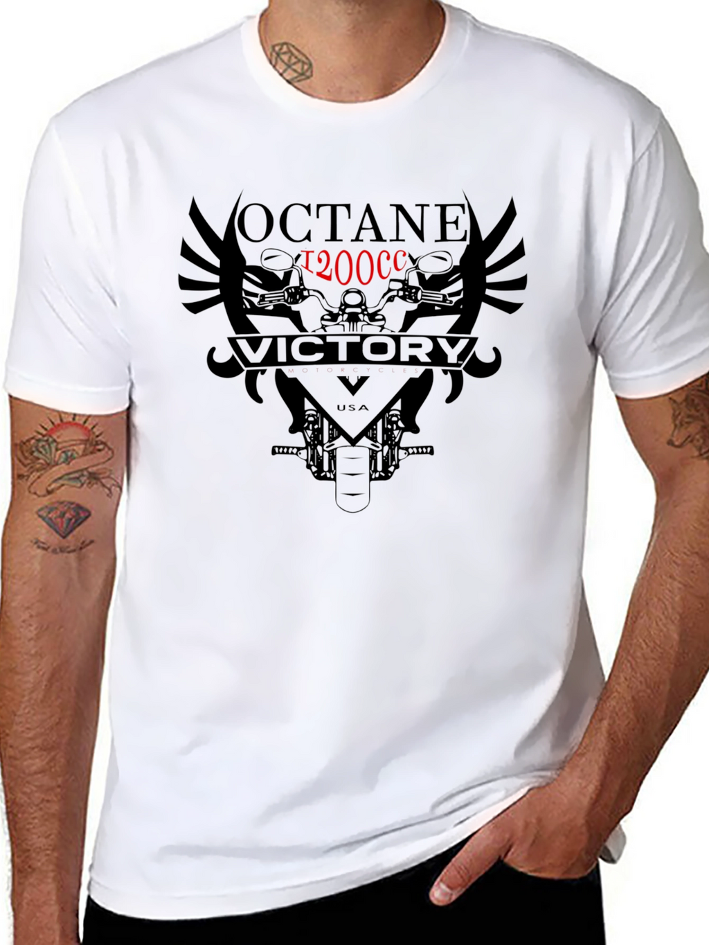 Octane 1200cc Victory Motorcycle Graphic Tee