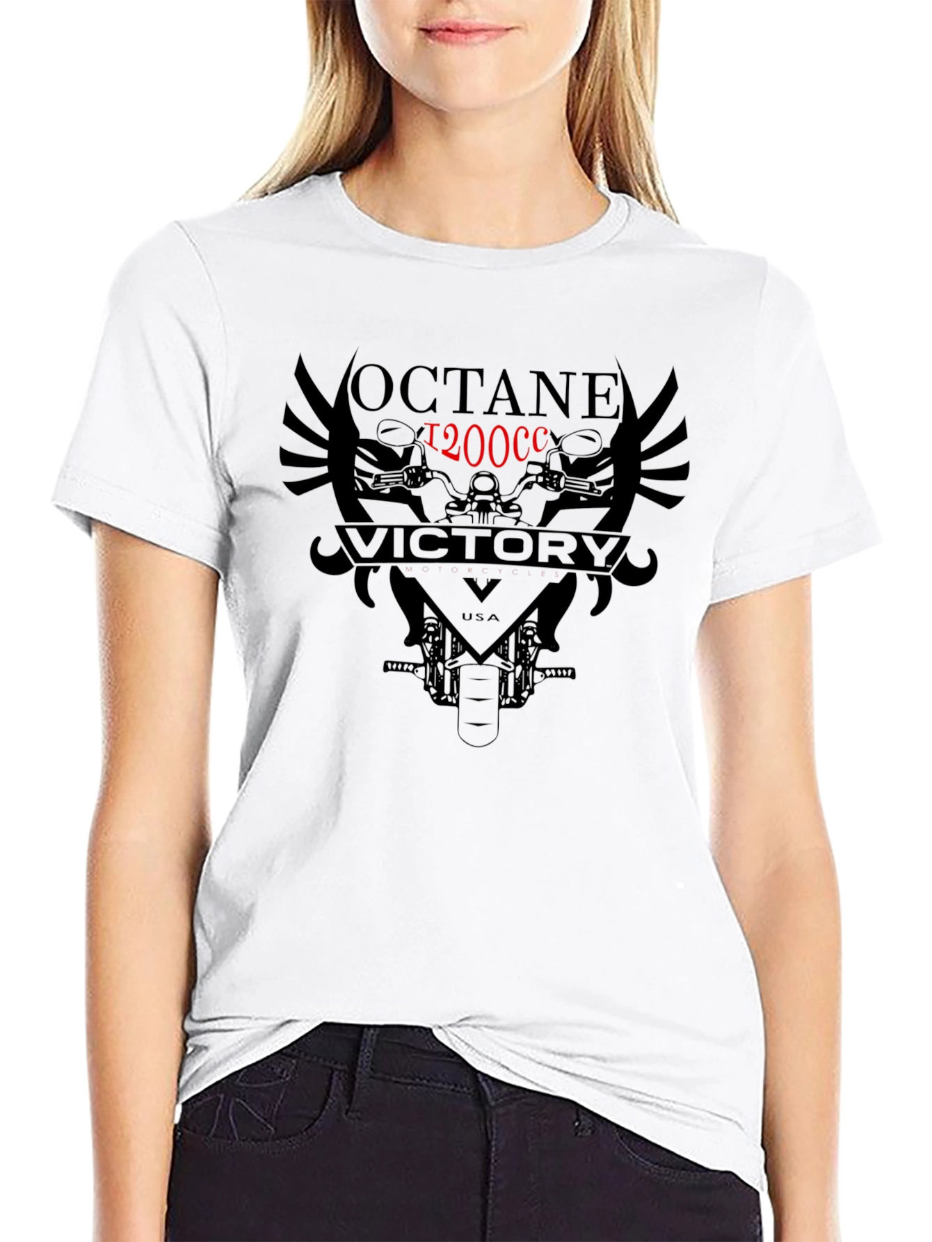 Octane 1200cc Victory Motorcycle Graphic Tee