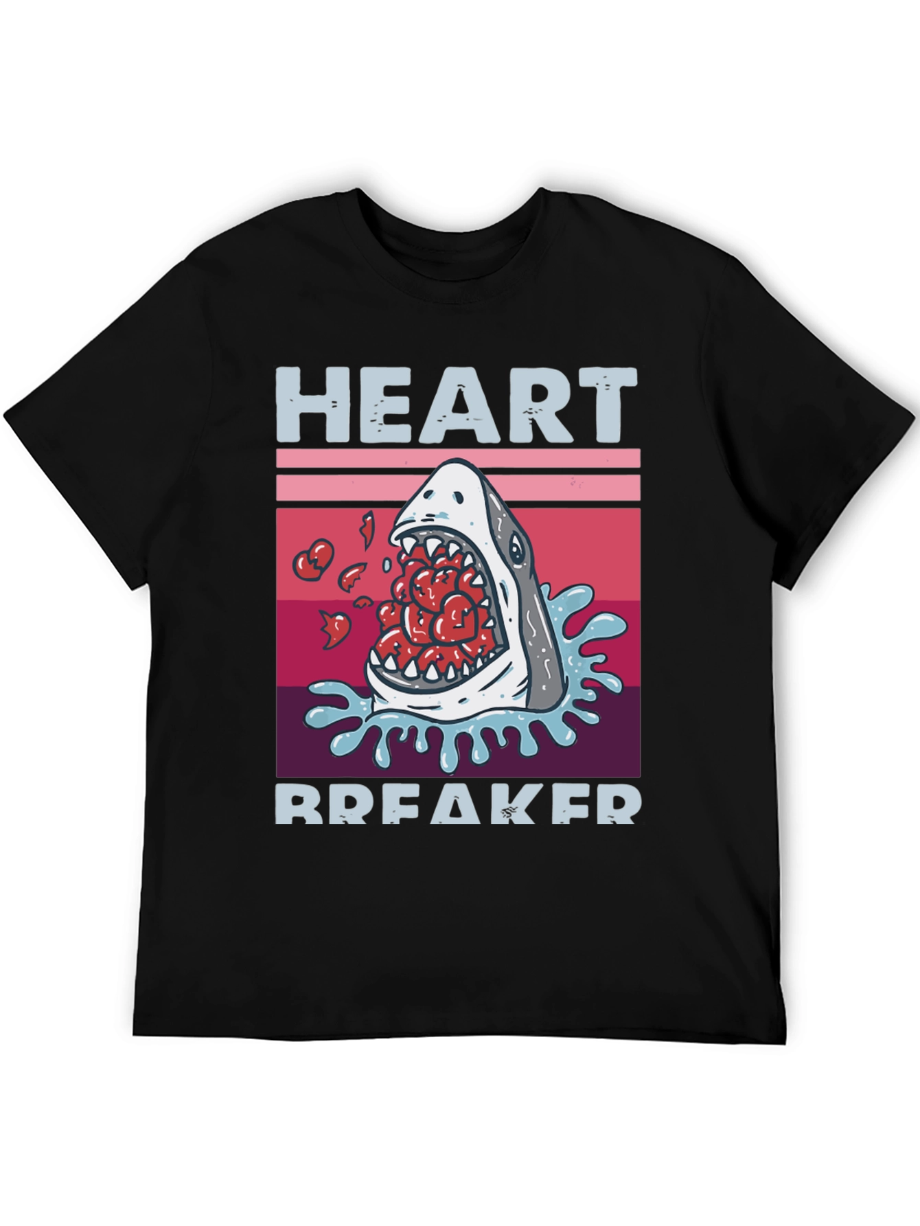 Heartbreaker Shark Graphic T-Shirt