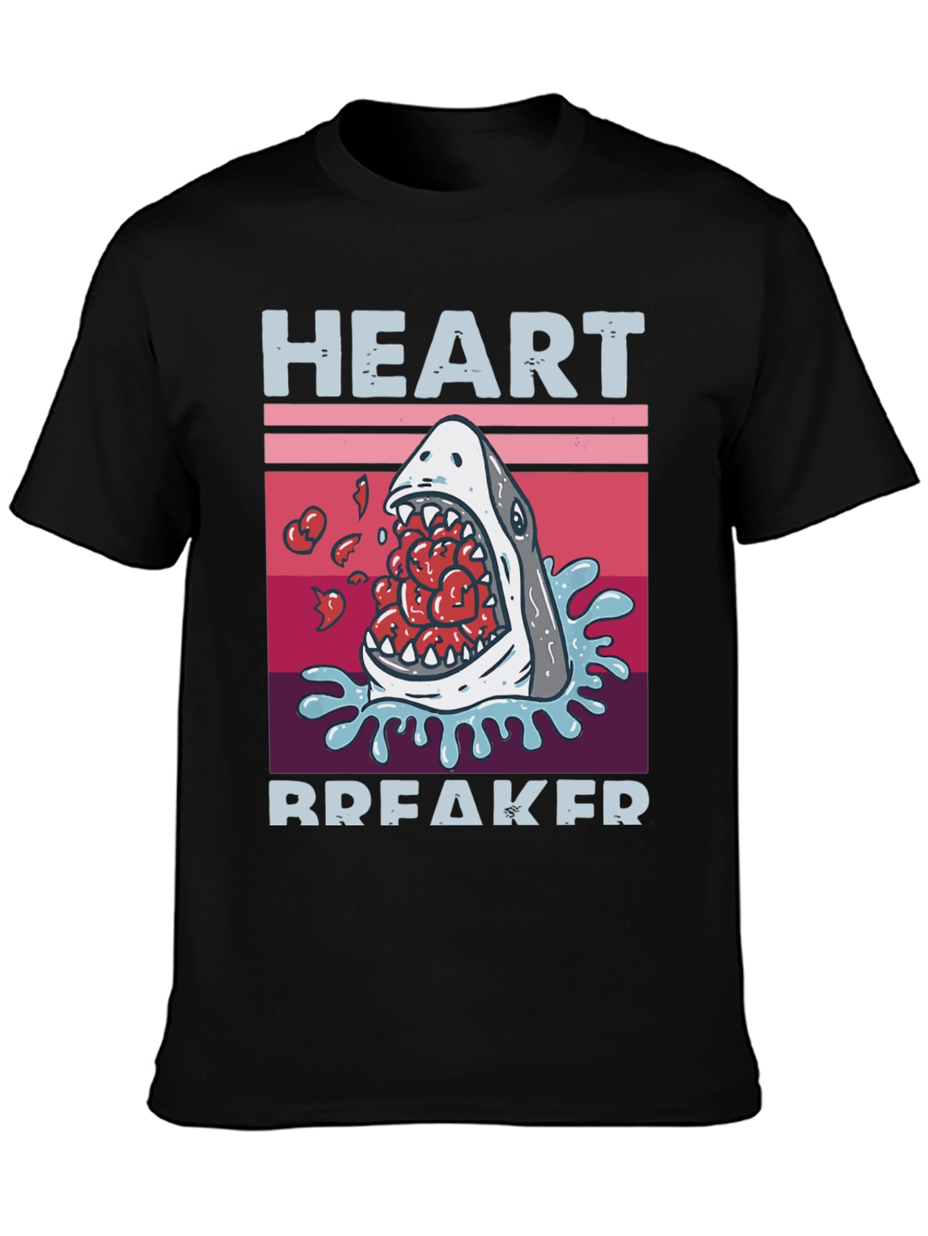 Heartbreaker Shark Graphic T-Shirt