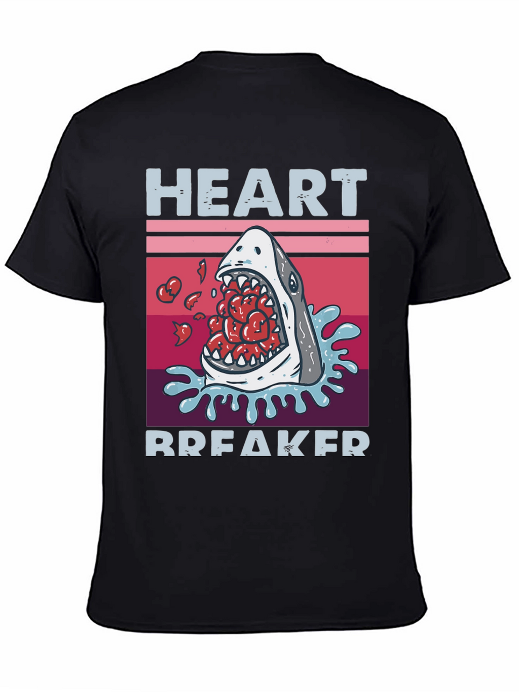 Heartbreaker Shark Graphic T-Shirt