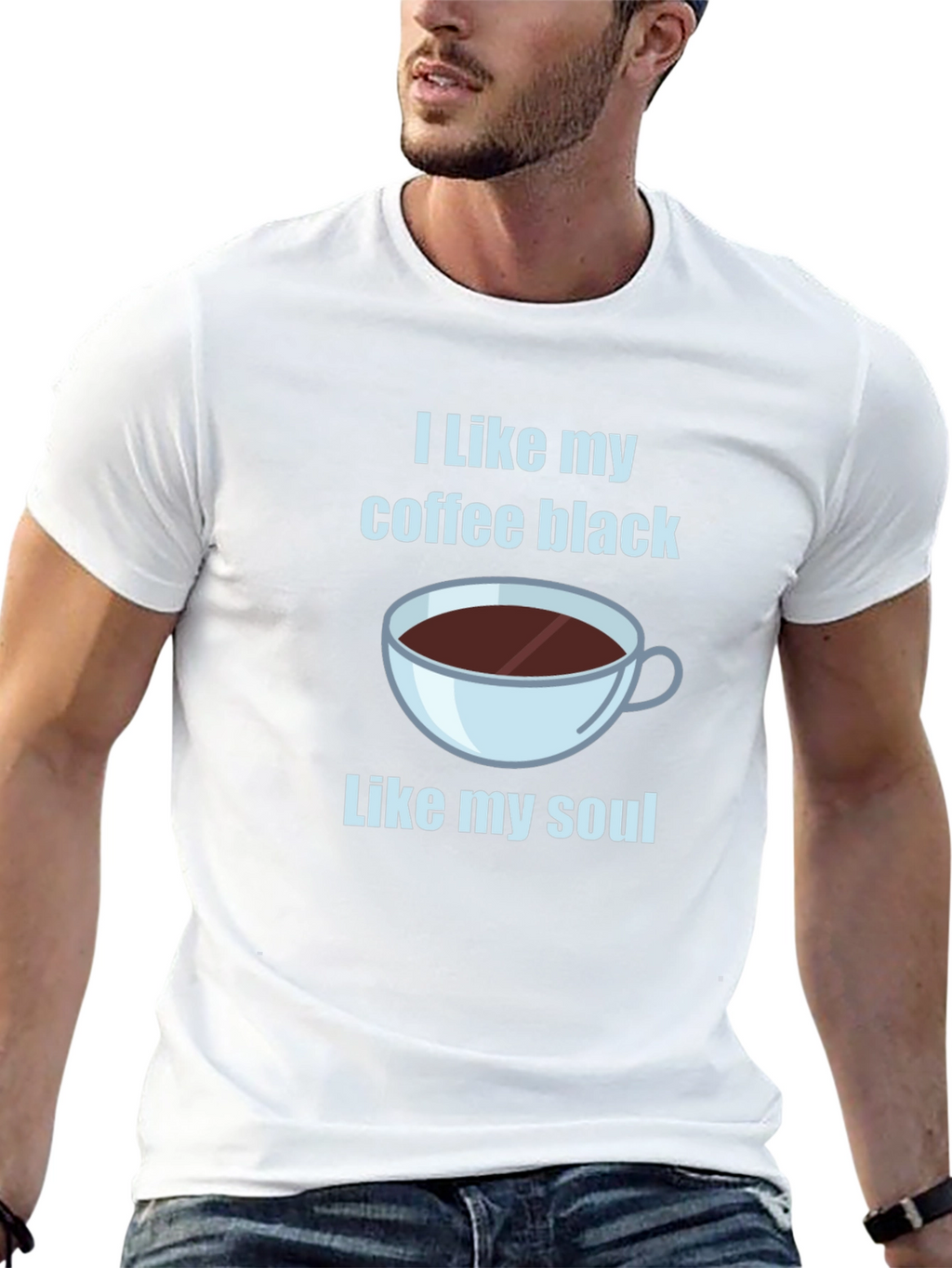 I Like My Coffee Black T-Shirt