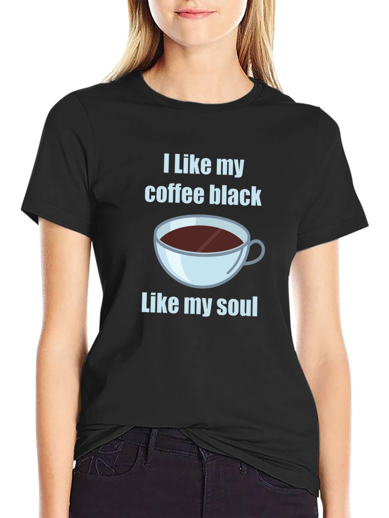 I Like My Coffee Black T-Shirt