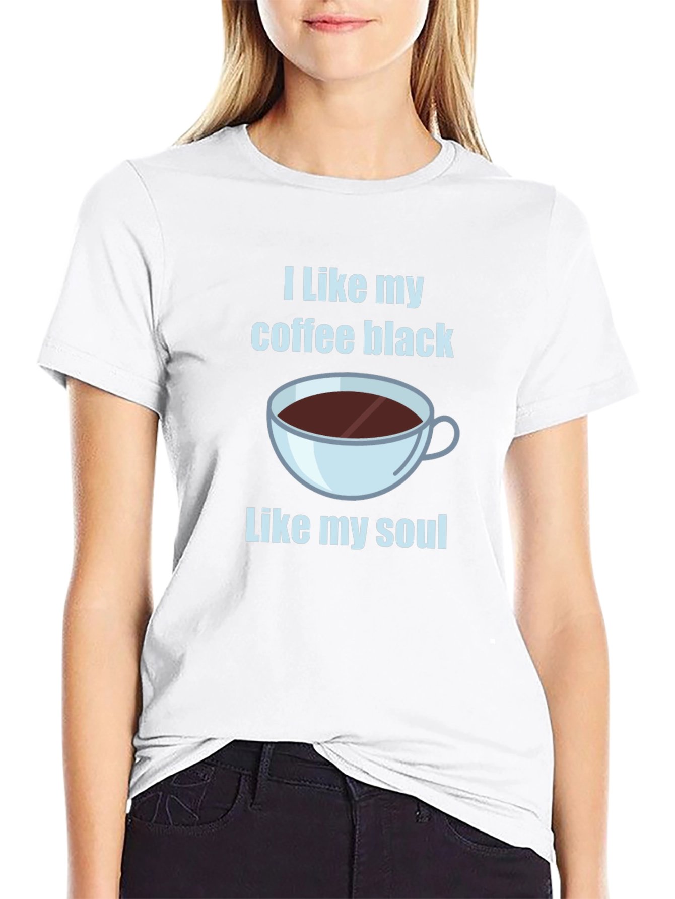 I Like My Coffee Black T-Shirt
