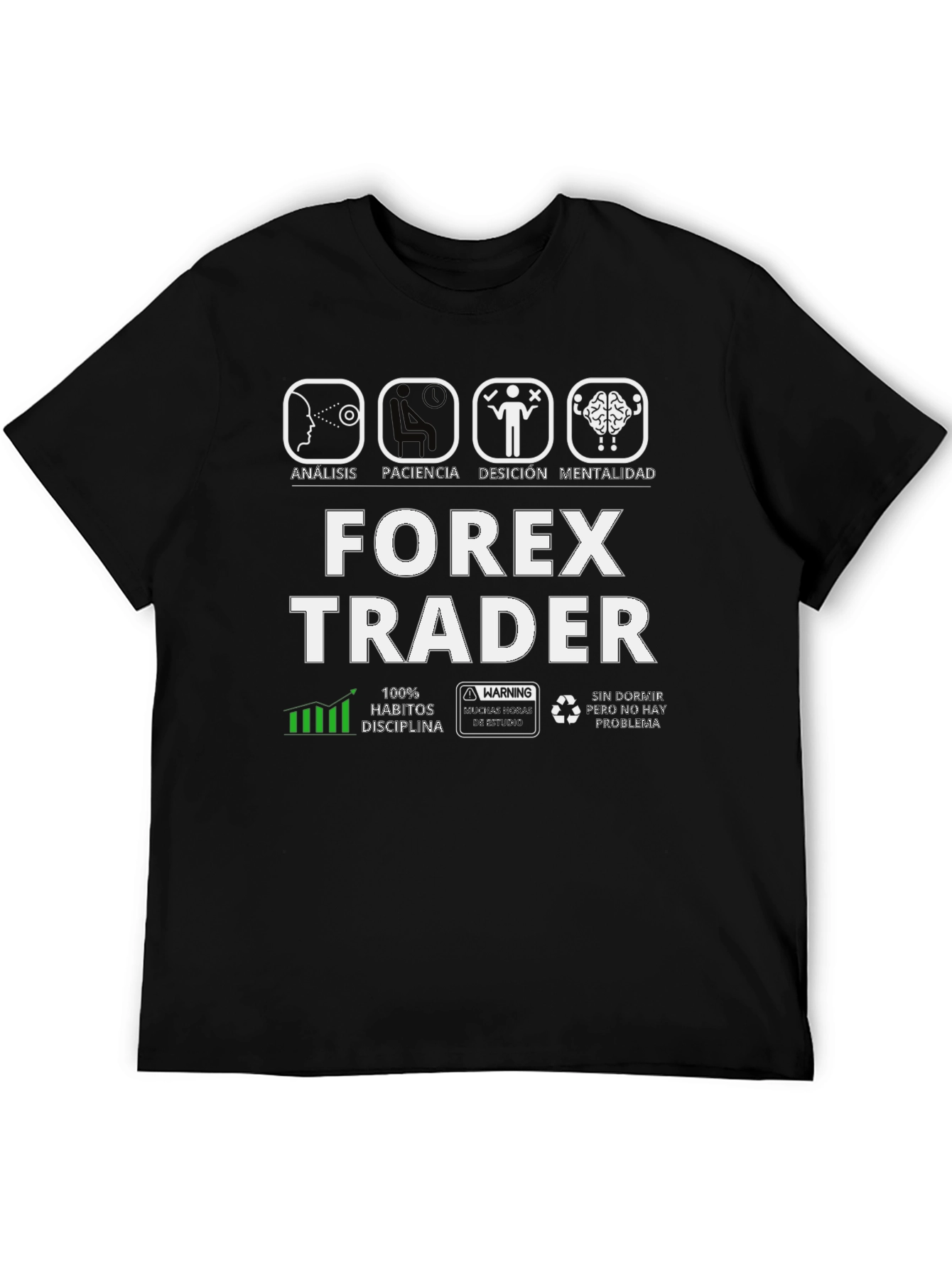 Forex Trader Graphic Tee - Analysis Patience Decision