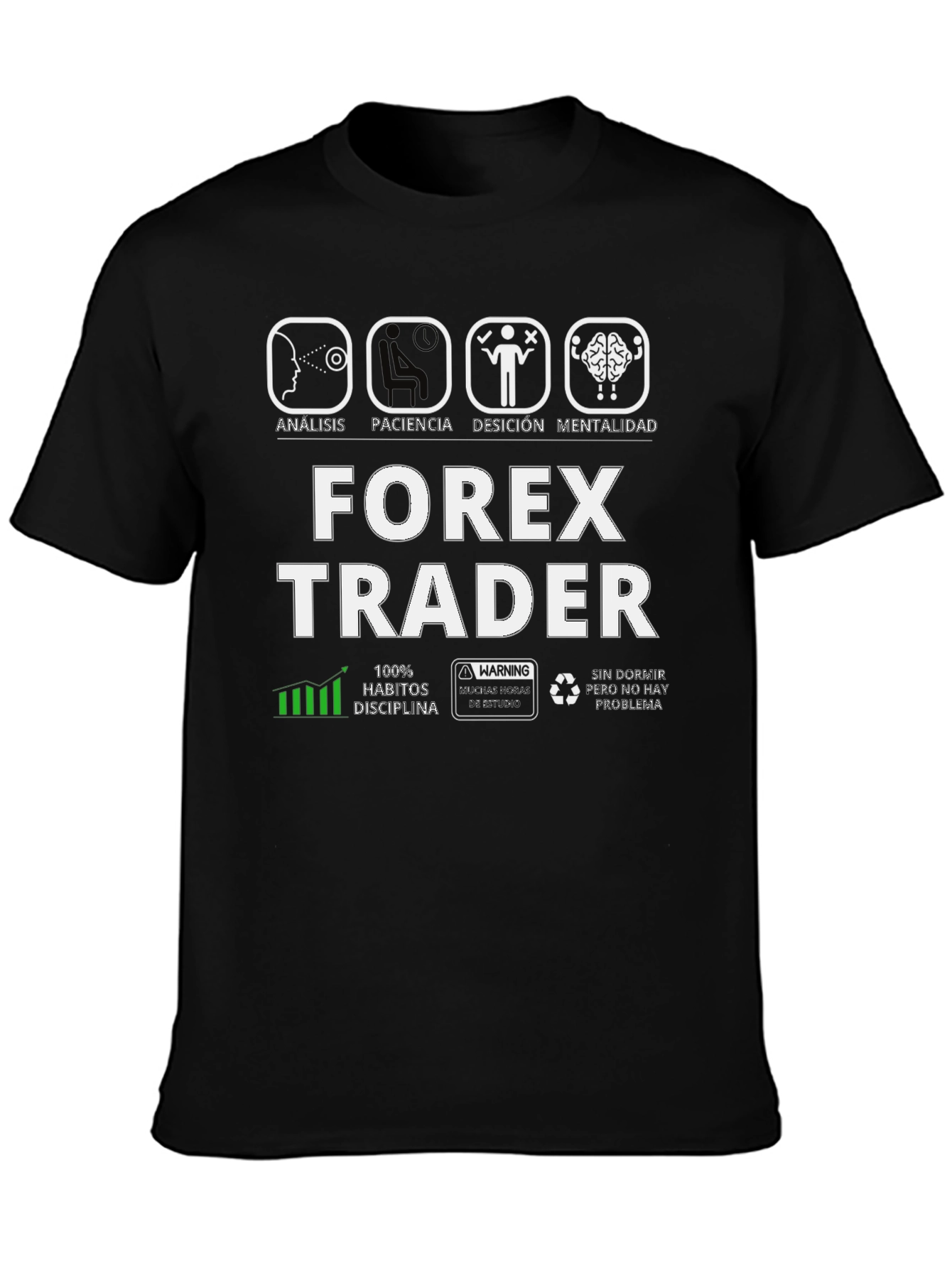 Forex Trader Graphic Tee - Analysis Patience Decision