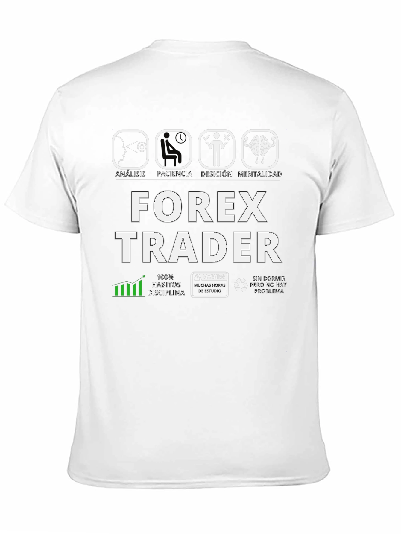 Forex Trader Graphic Tee - Analysis Patience Decision